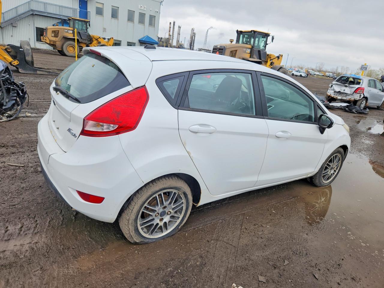 2011 Ford Fiesta Se White vin: 3FADP4EJ9BM126529