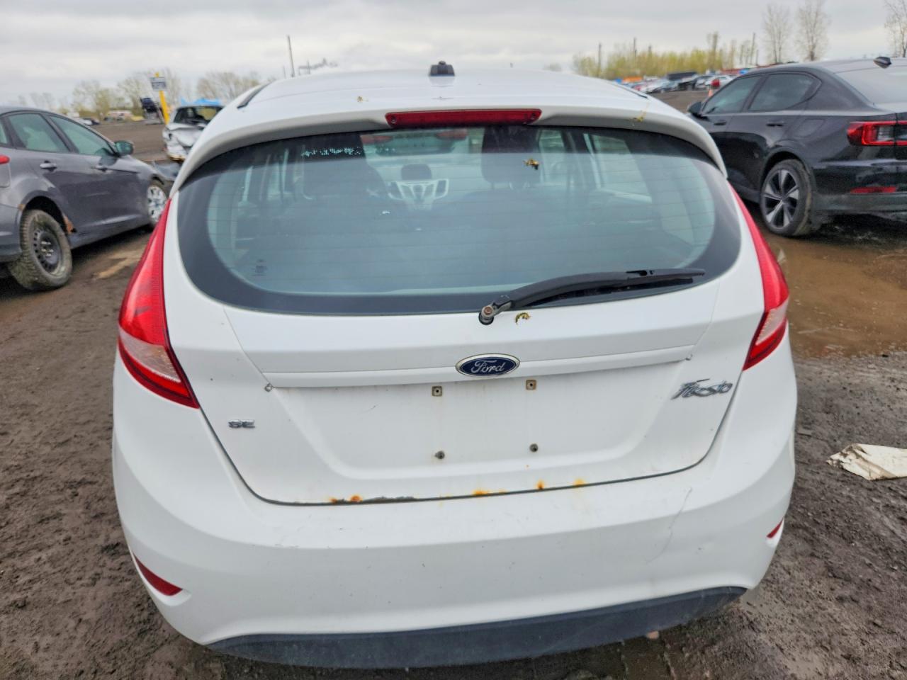 2011 Ford Fiesta Se White vin: 3FADP4EJ9BM126529