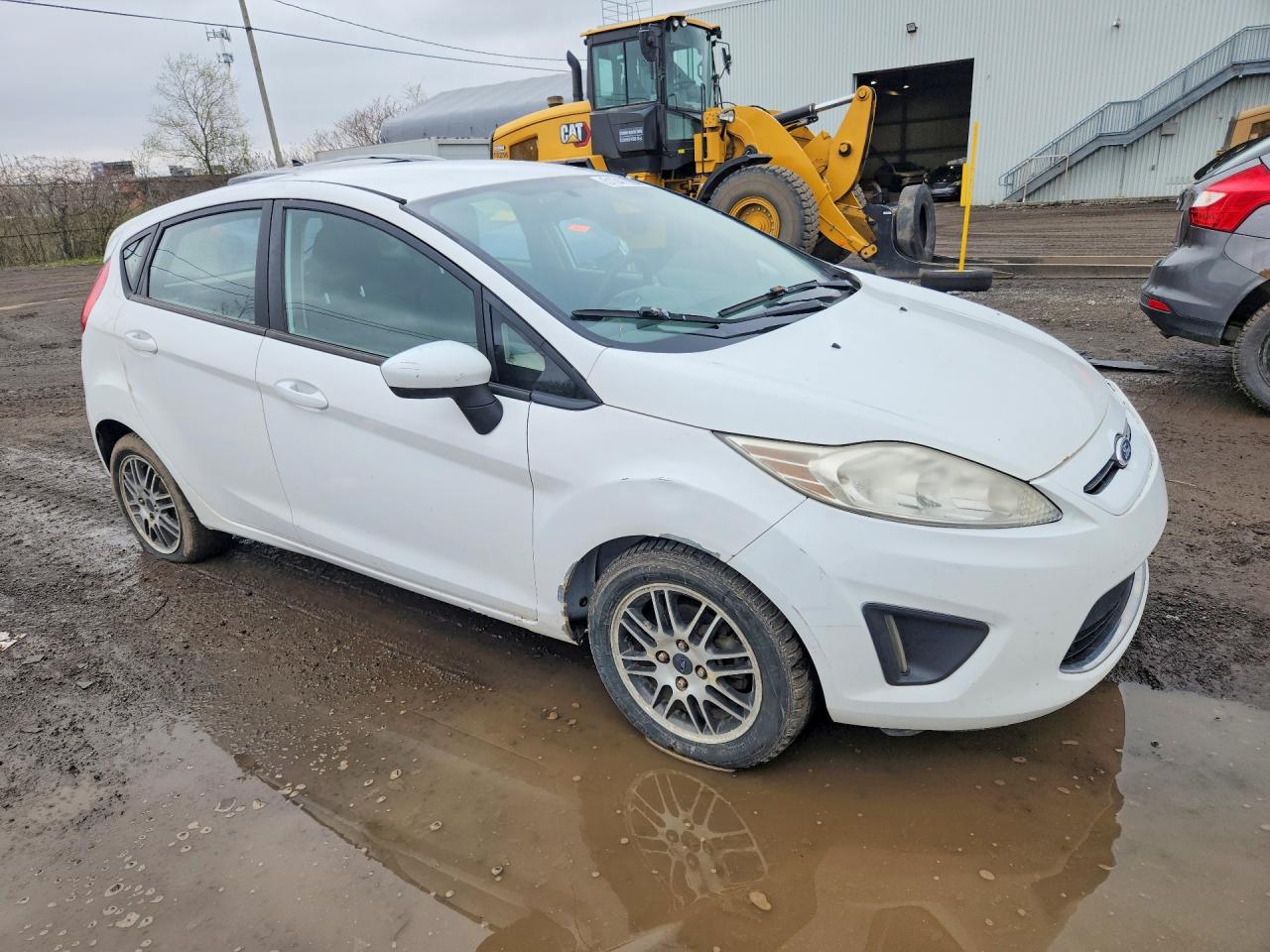 2011 Ford Fiesta Se White vin: 3FADP4EJ9BM126529