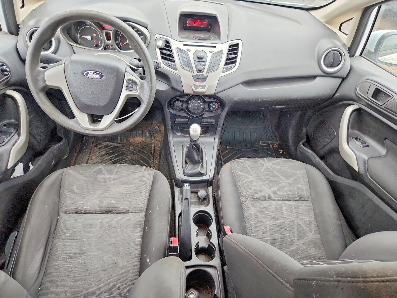 2011 Ford Fiesta Se White vin: 3FADP4EJ9BM126529