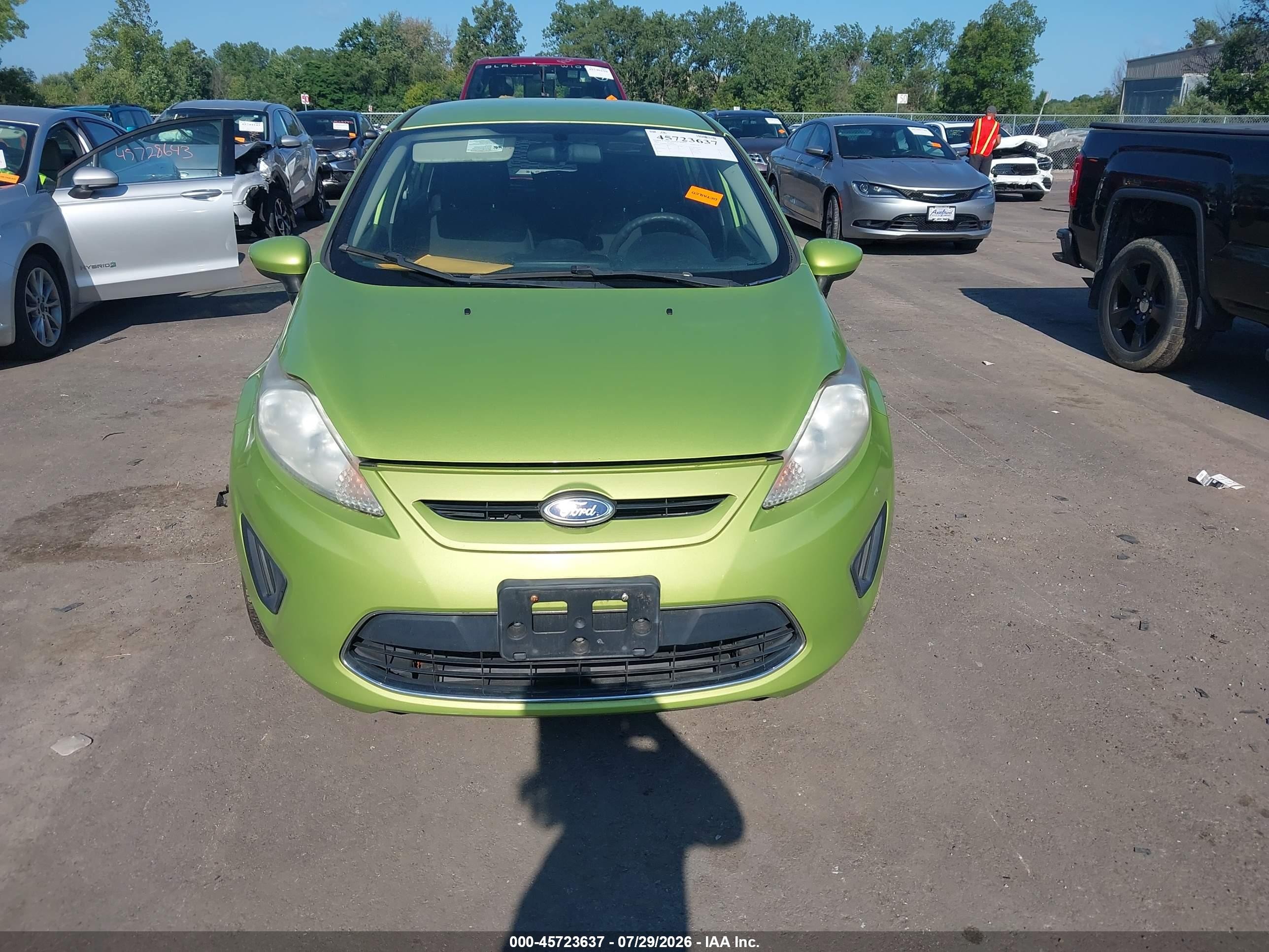2011 Ford Fiesta Se Green vin: 3FADP4EJ9BM147932