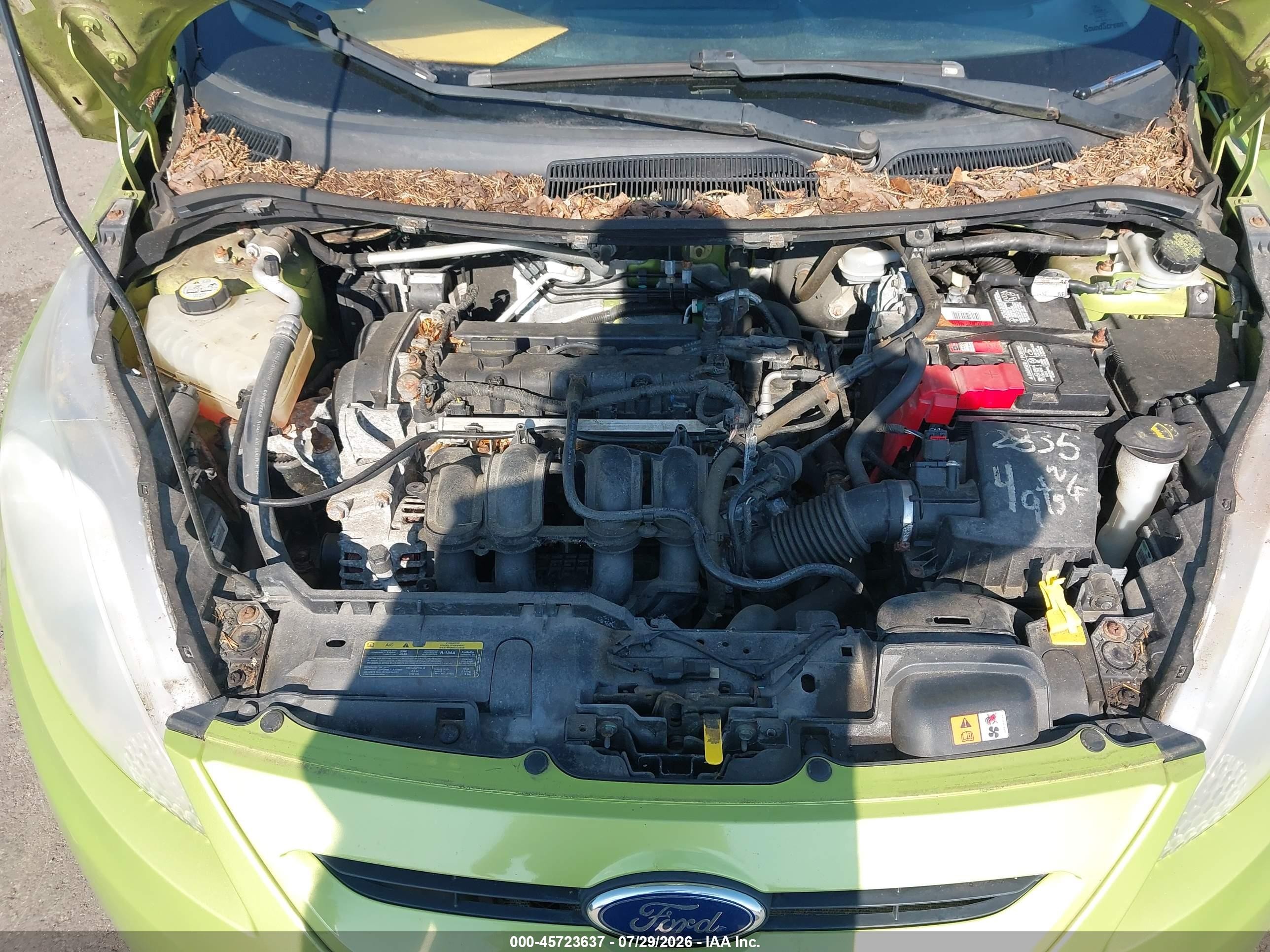 2011 Ford Fiesta Se Green vin: 3FADP4EJ9BM147932