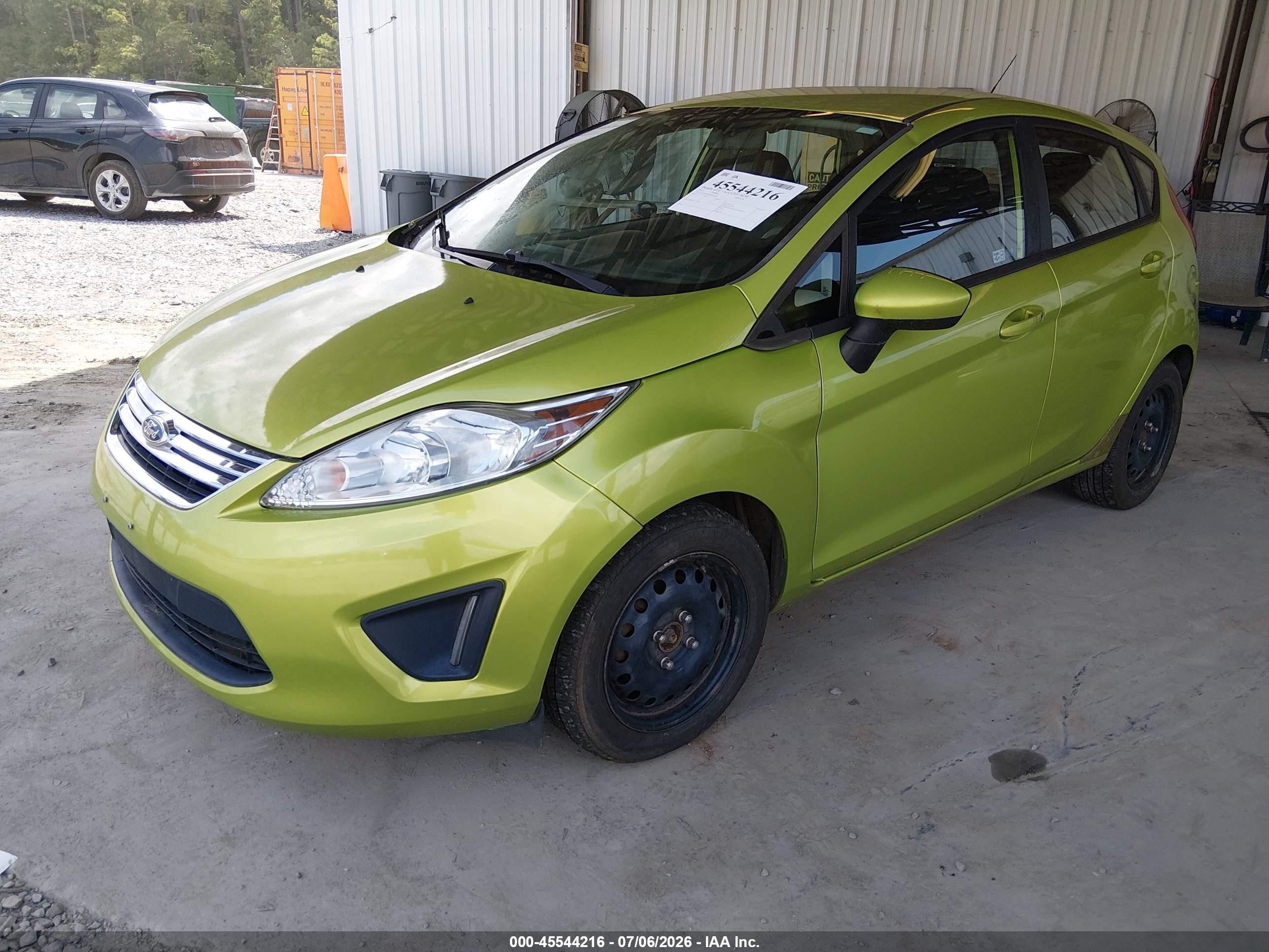 2011 Ford Fiesta Se Green vin: 3FADP4EJ9BM166352