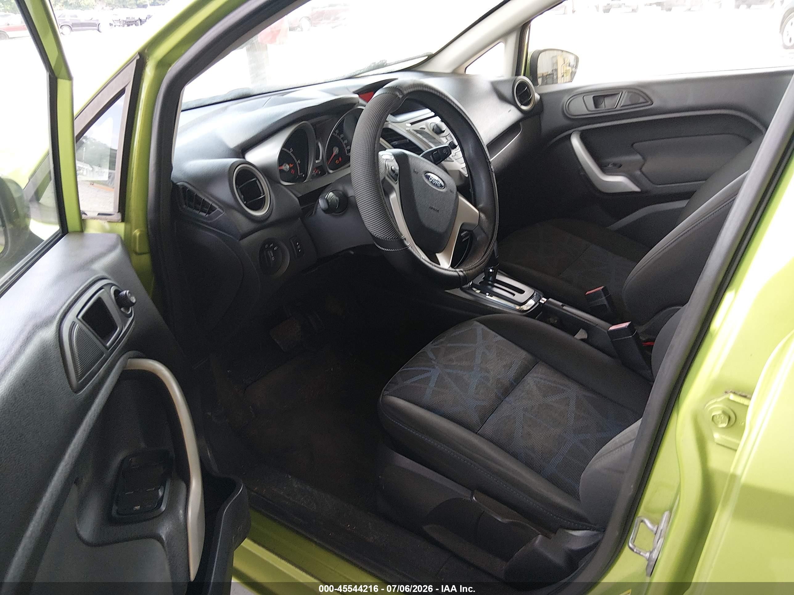 2011 Ford Fiesta Se Green vin: 3FADP4EJ9BM166352