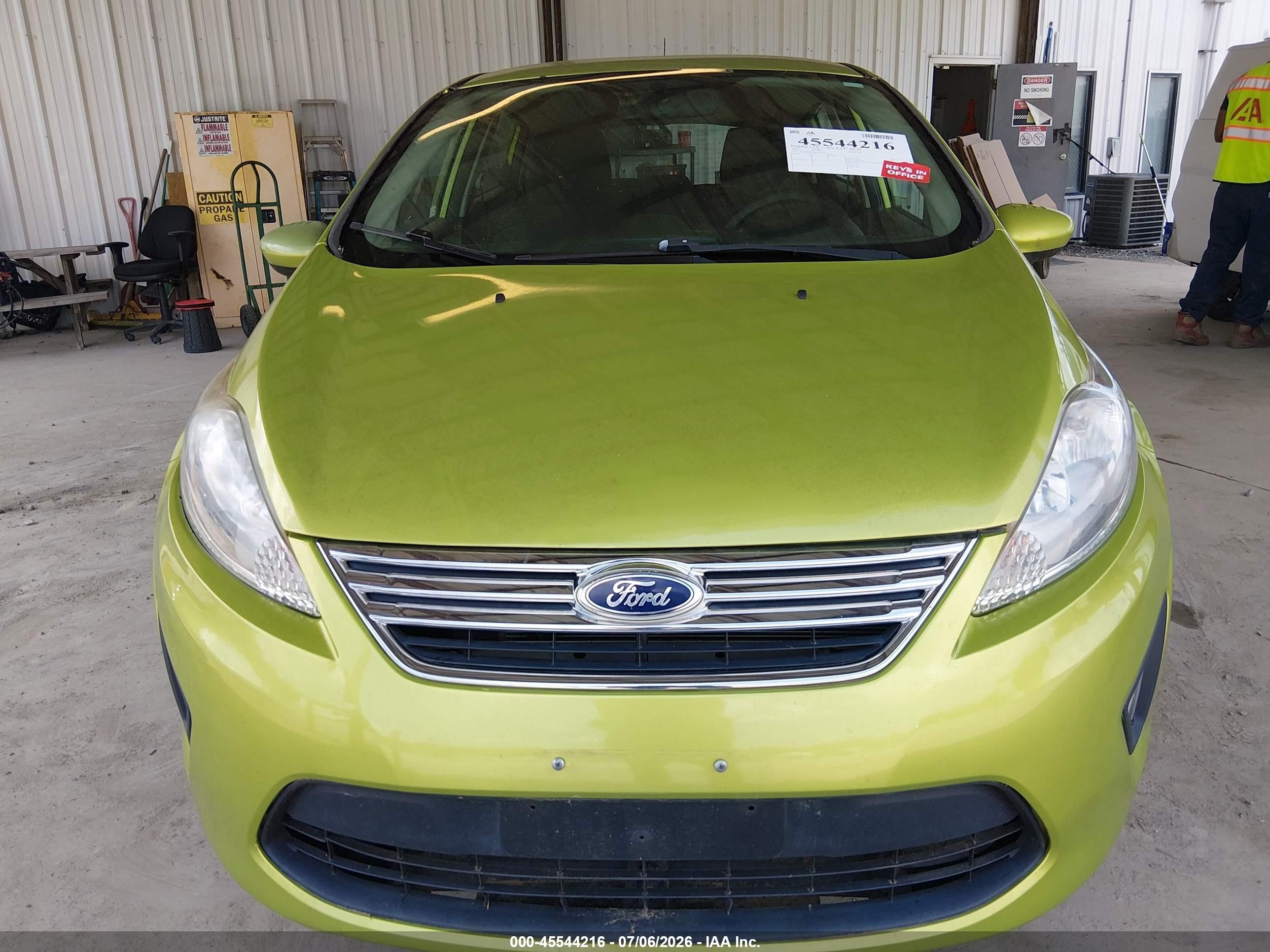 2011 Ford Fiesta Se Green vin: 3FADP4EJ9BM166352