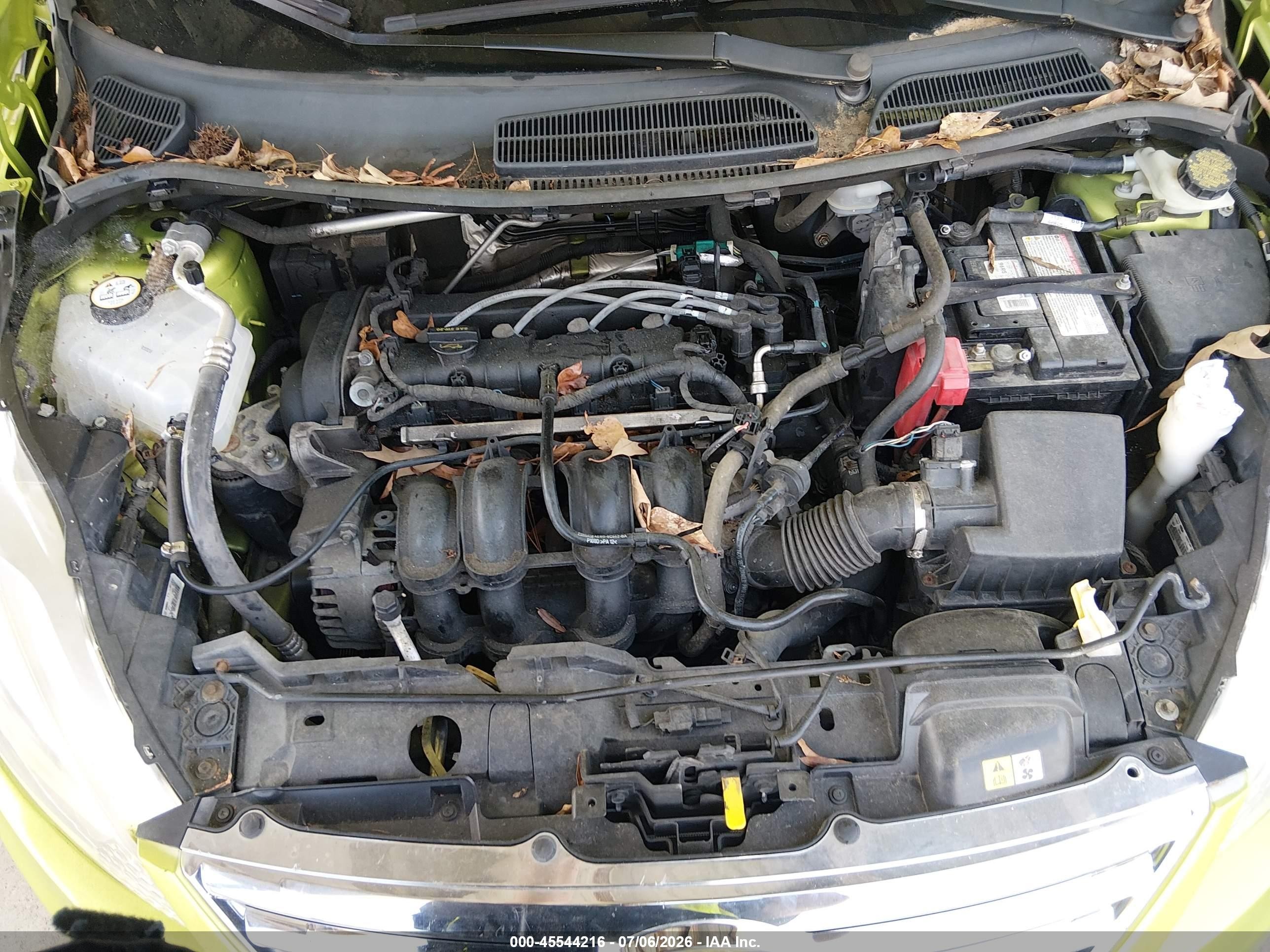 2011 Ford Fiesta Se Green vin: 3FADP4EJ9BM166352