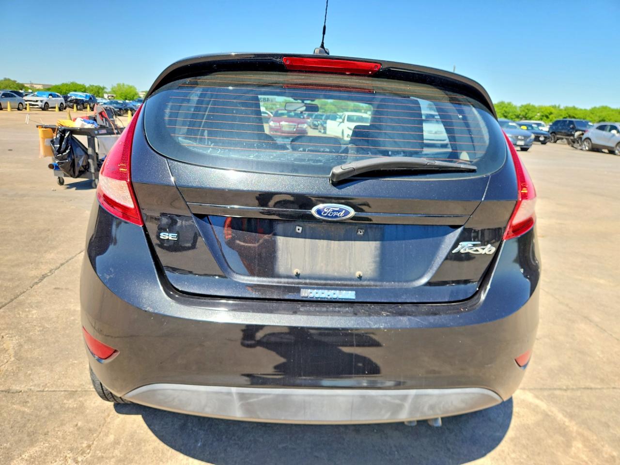 2011 Ford Fiesta Se Black vin: 3FADP4EJ9BM172300
