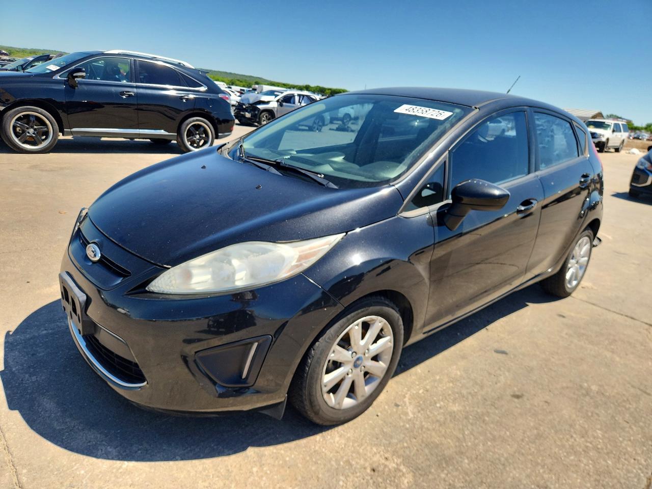 2011 Ford Fiesta Se Black vin: 3FADP4EJ9BM172300
