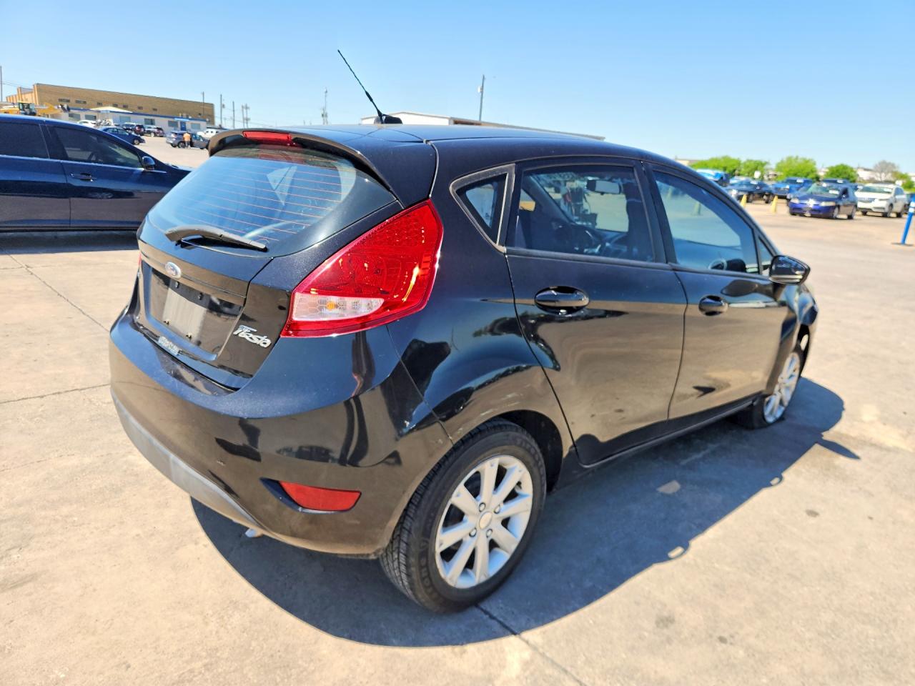 2011 Ford Fiesta Se Black vin: 3FADP4EJ9BM172300