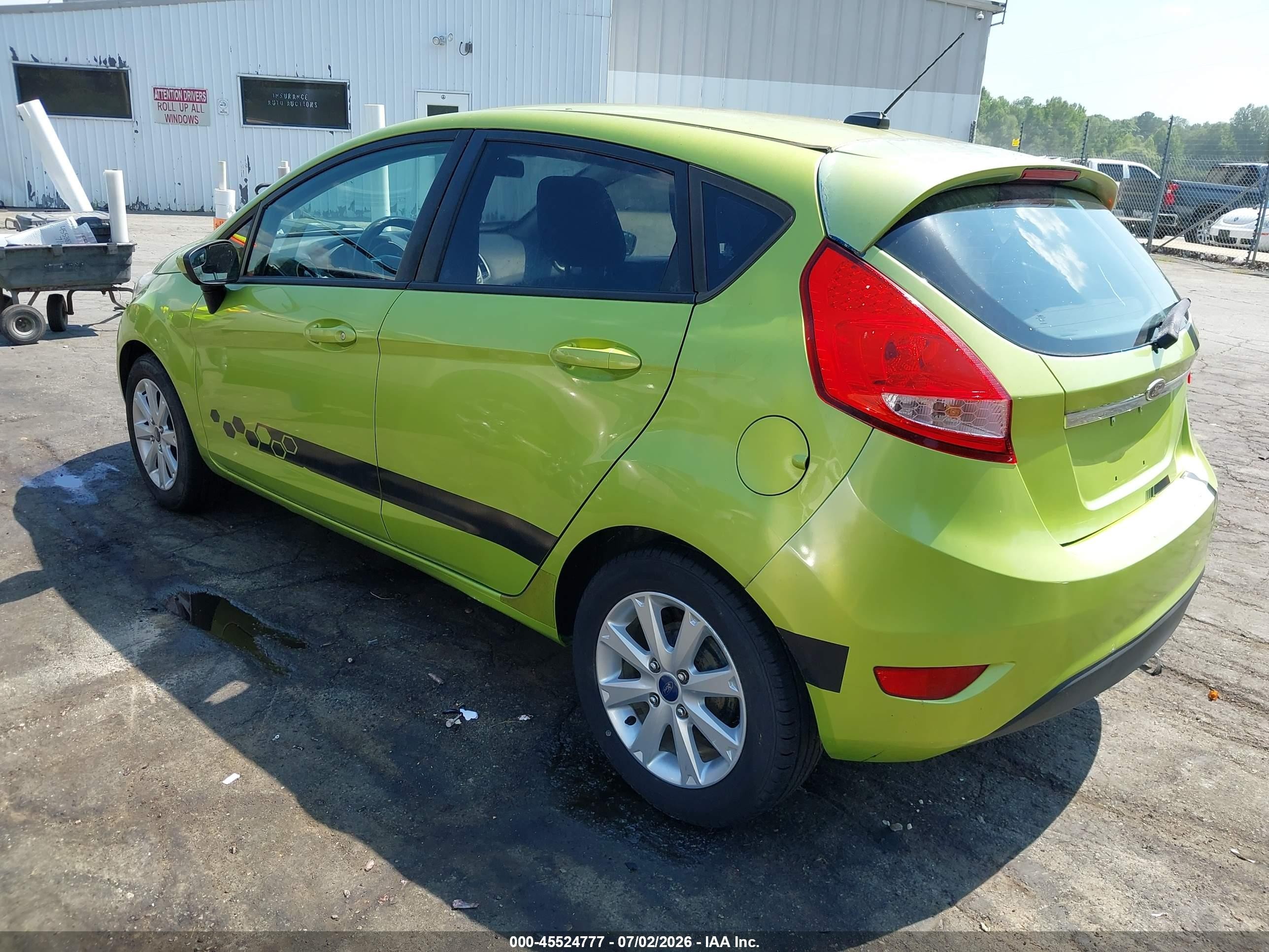 2011 Ford Fiesta Se Green vin: 3FADP4EJ9BM185922