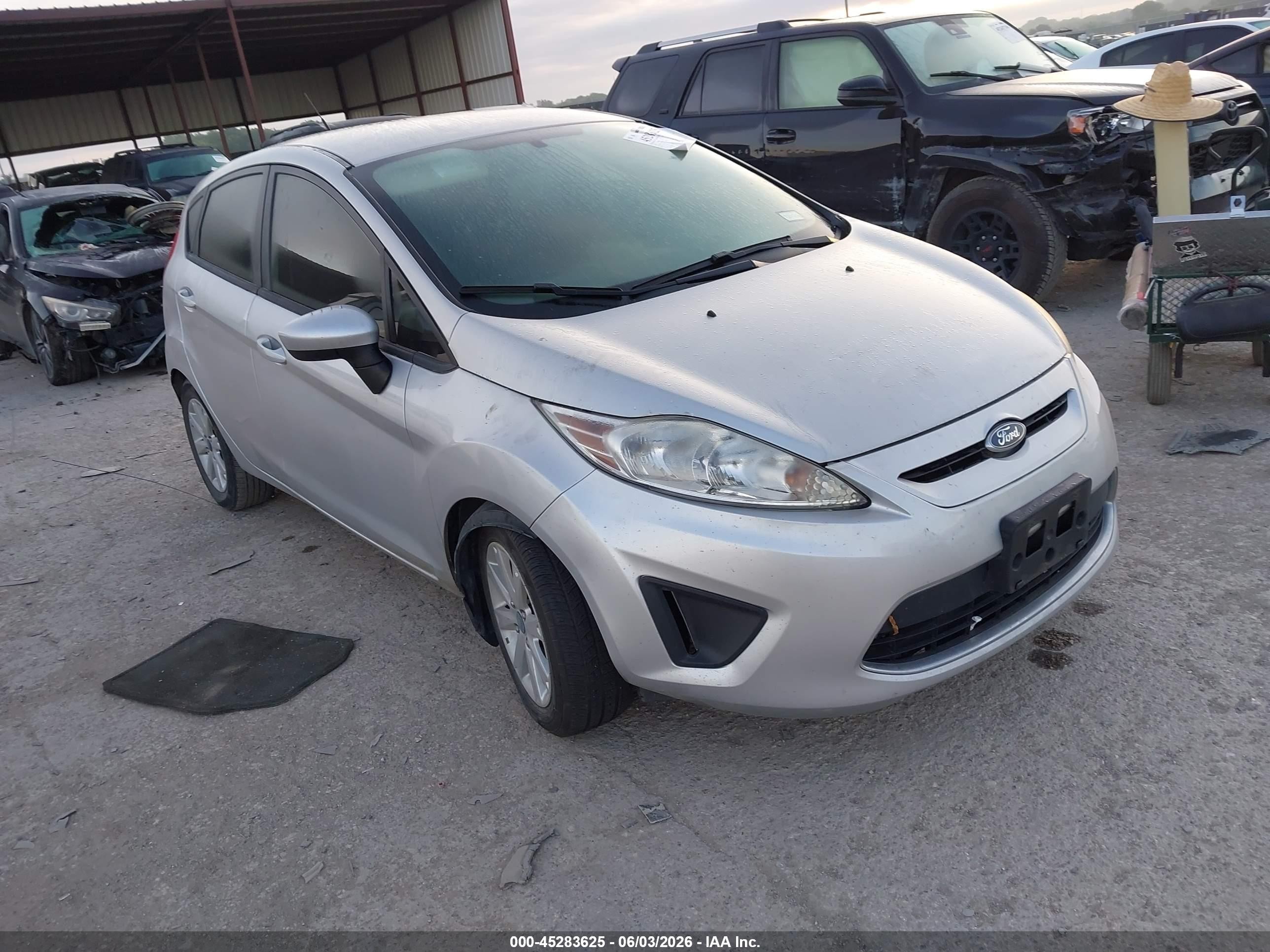 2012 Ford Fiesta Se Silver vin: 3FADP4EJ9CM106928