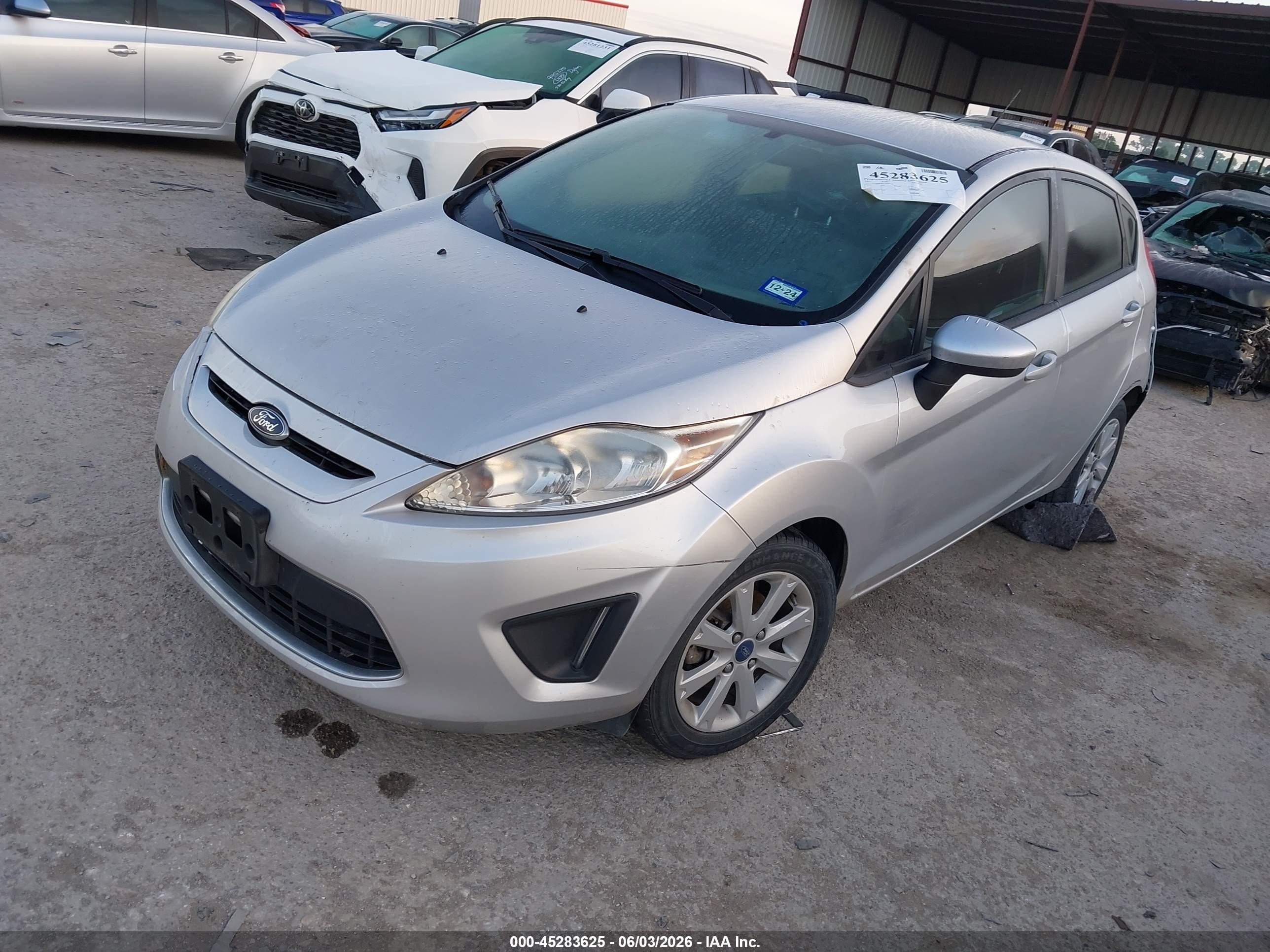 2012 Ford Fiesta Se Silver vin: 3FADP4EJ9CM106928