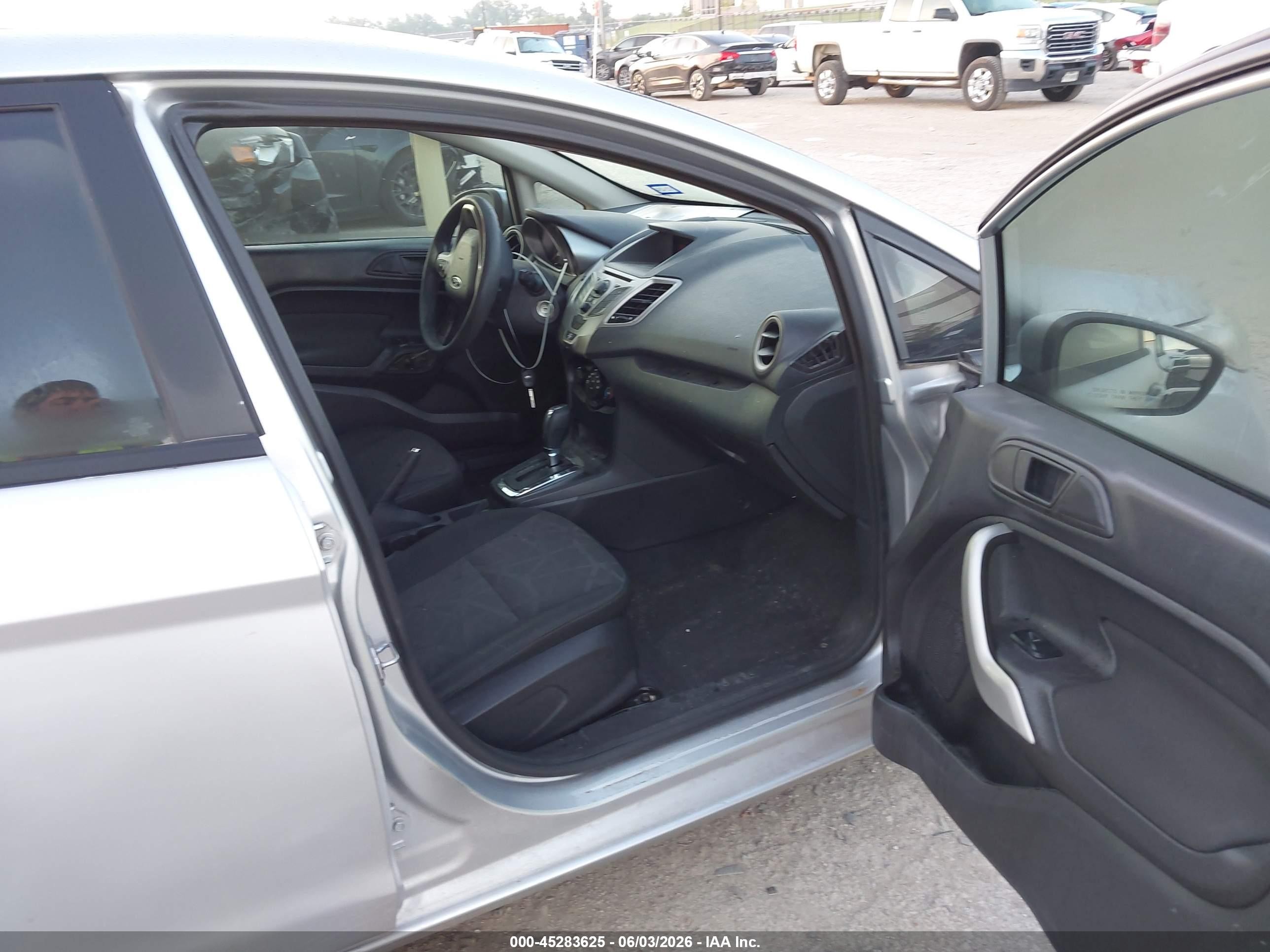 2012 Ford Fiesta Se Silver vin: 3FADP4EJ9CM106928
