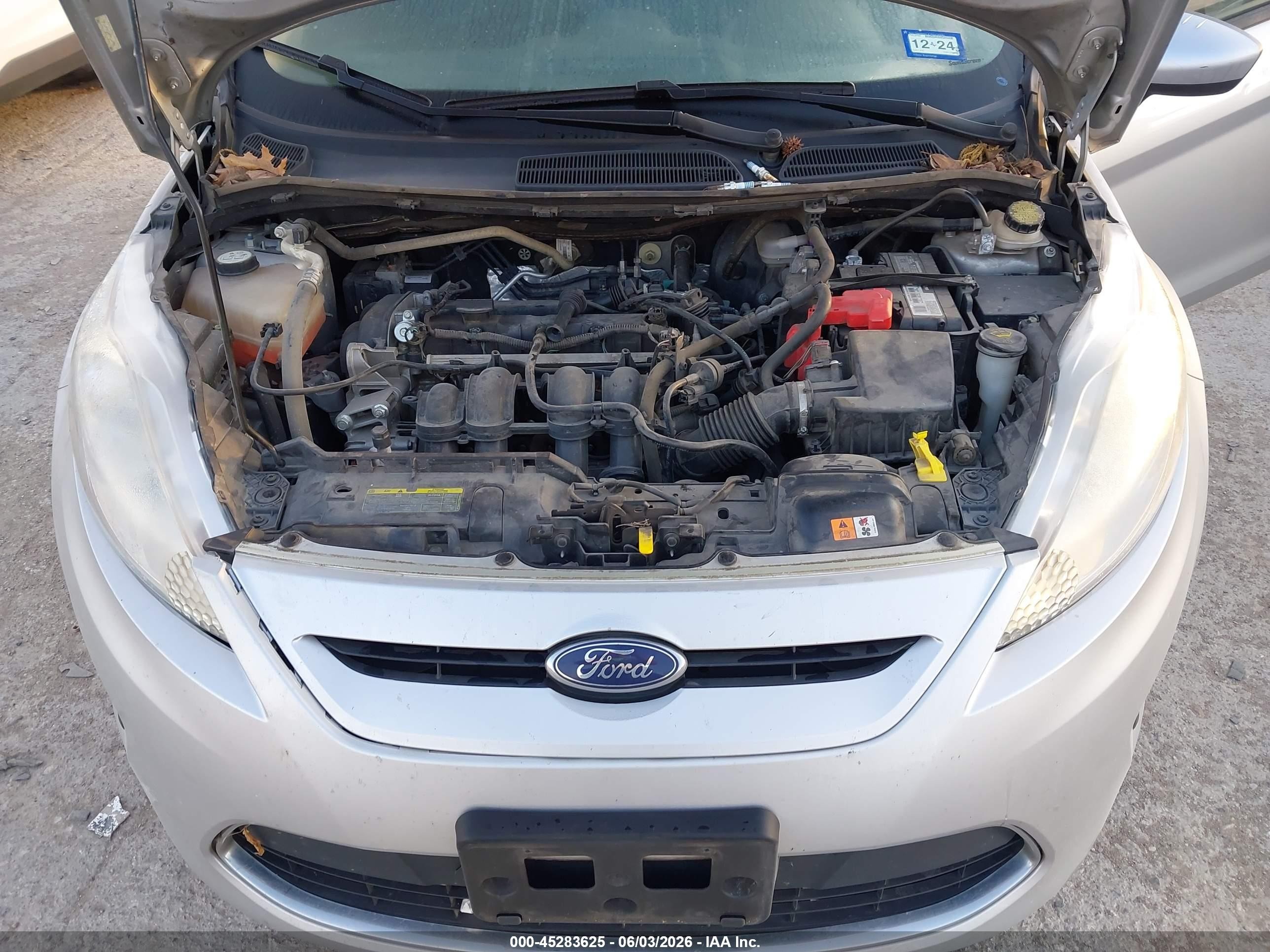 2012 Ford Fiesta Se Silver vin: 3FADP4EJ9CM106928