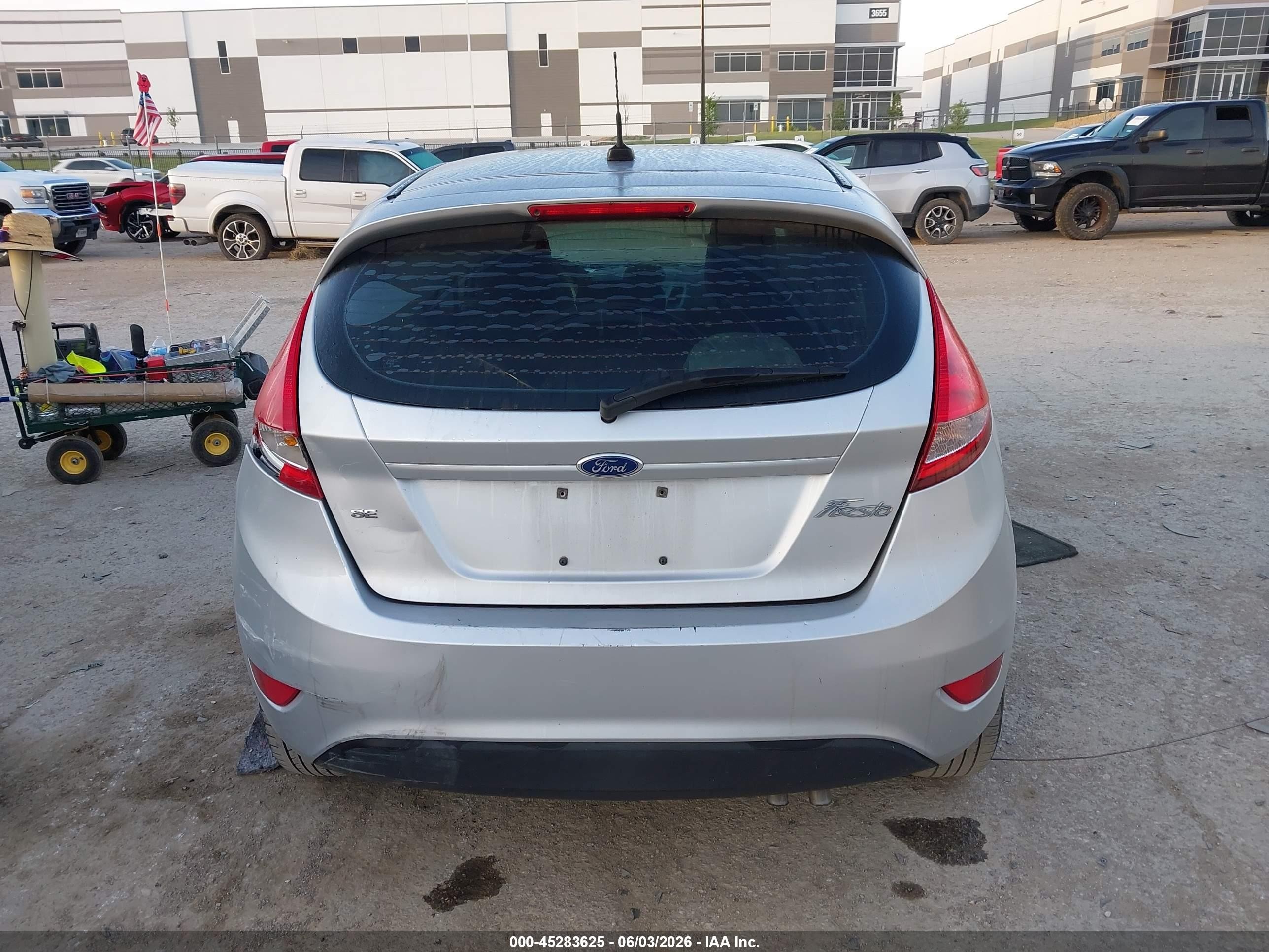 2012 Ford Fiesta Se Silver vin: 3FADP4EJ9CM106928