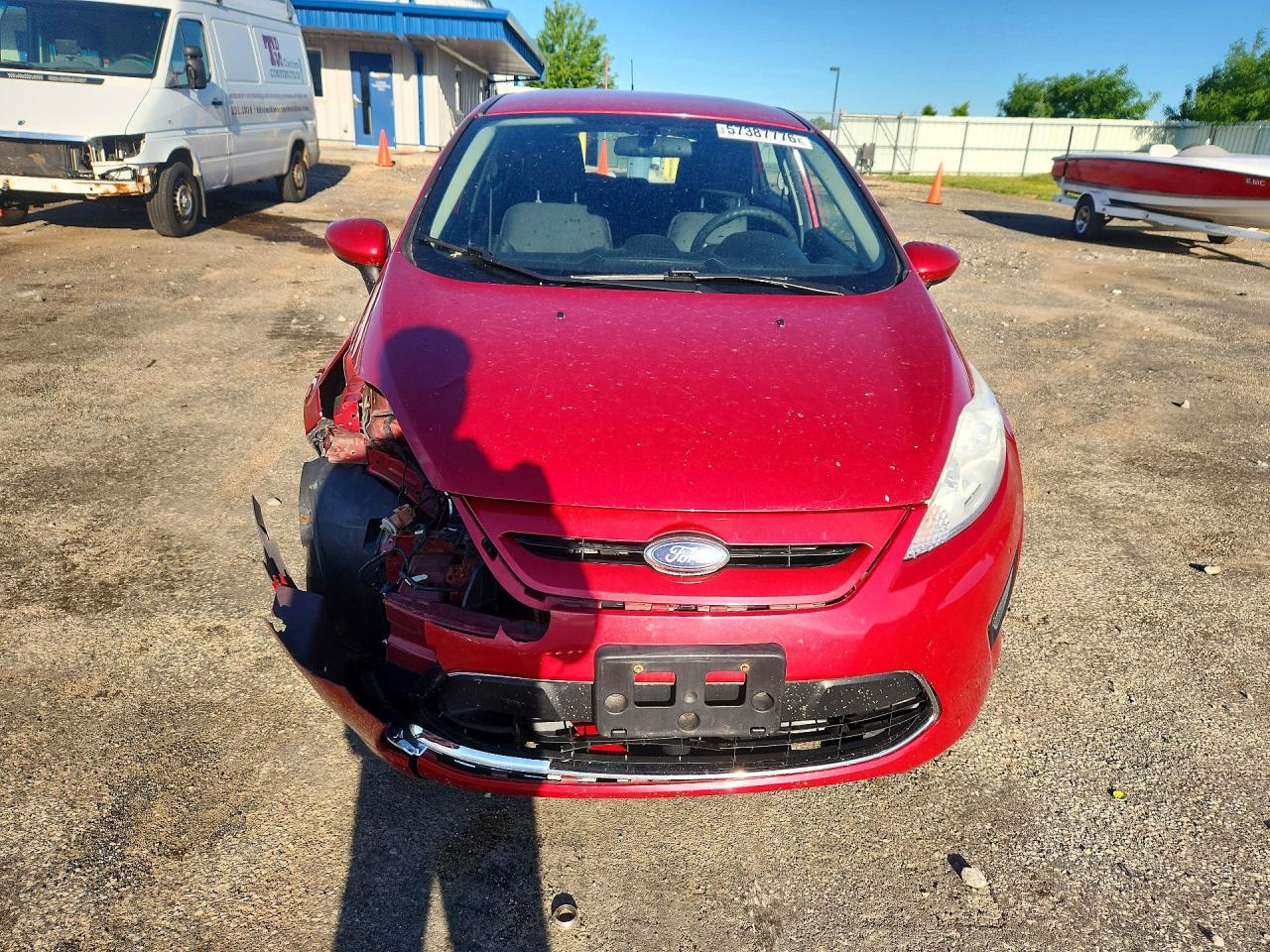2012 Ford Fiesta Se Red vin: 3FADP4EJ9CM114754