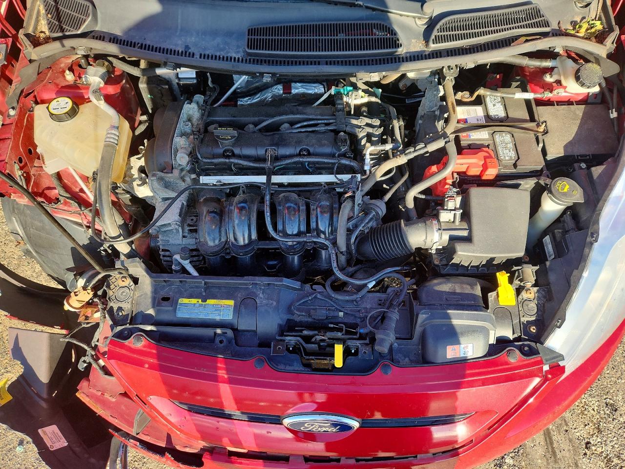 2012 Ford Fiesta Se Red vin: 3FADP4EJ9CM114754