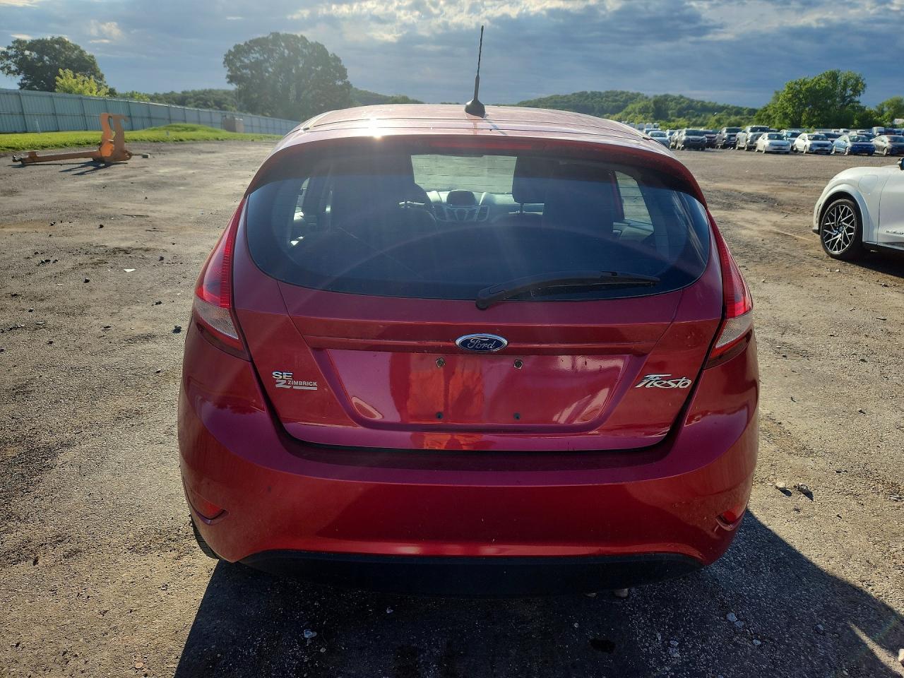 2012 Ford Fiesta Se Red vin: 3FADP4EJ9CM114754