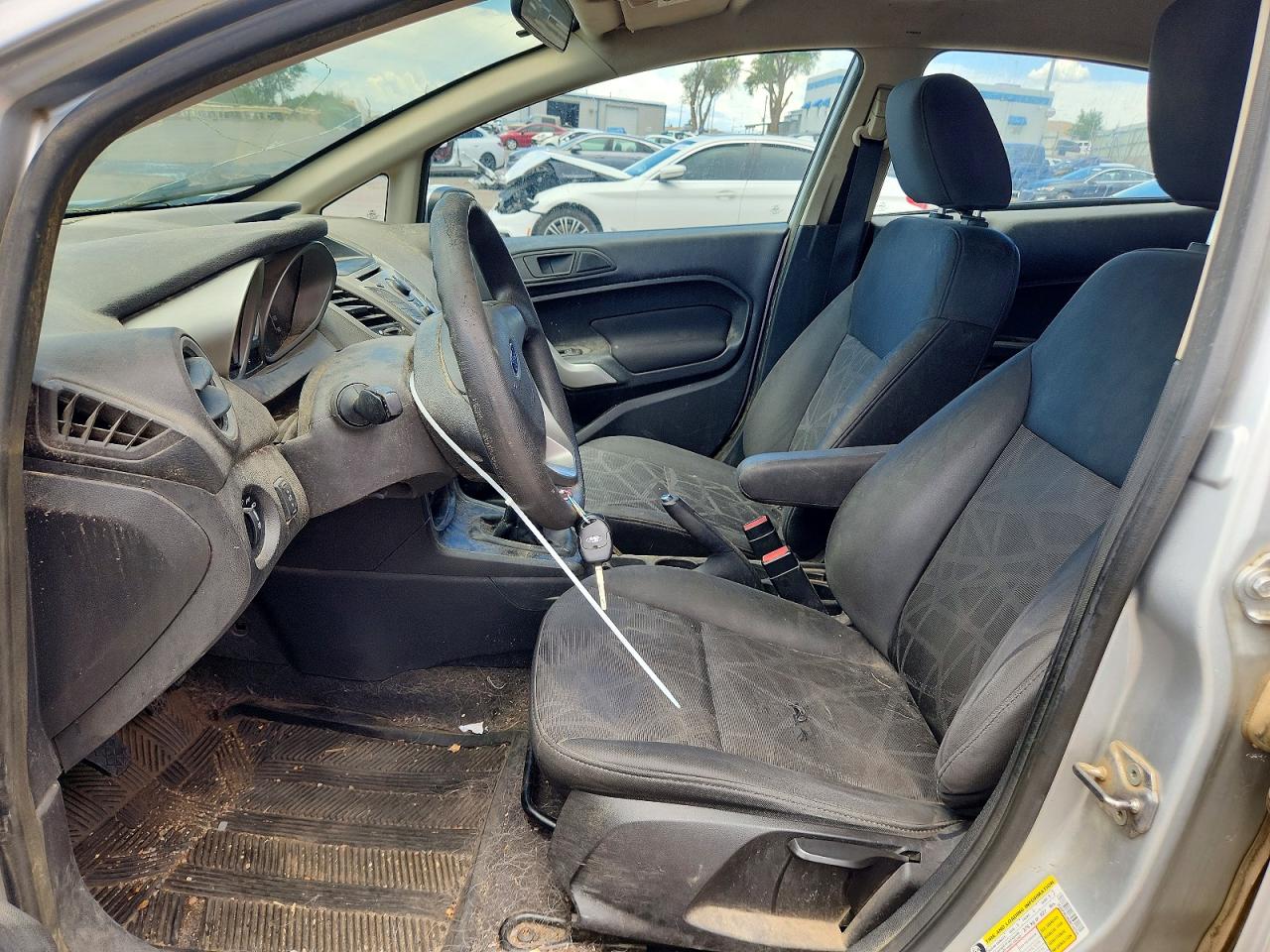 2012 Ford Fiesta Se Silver vin: 3FADP4EJ9CM118755