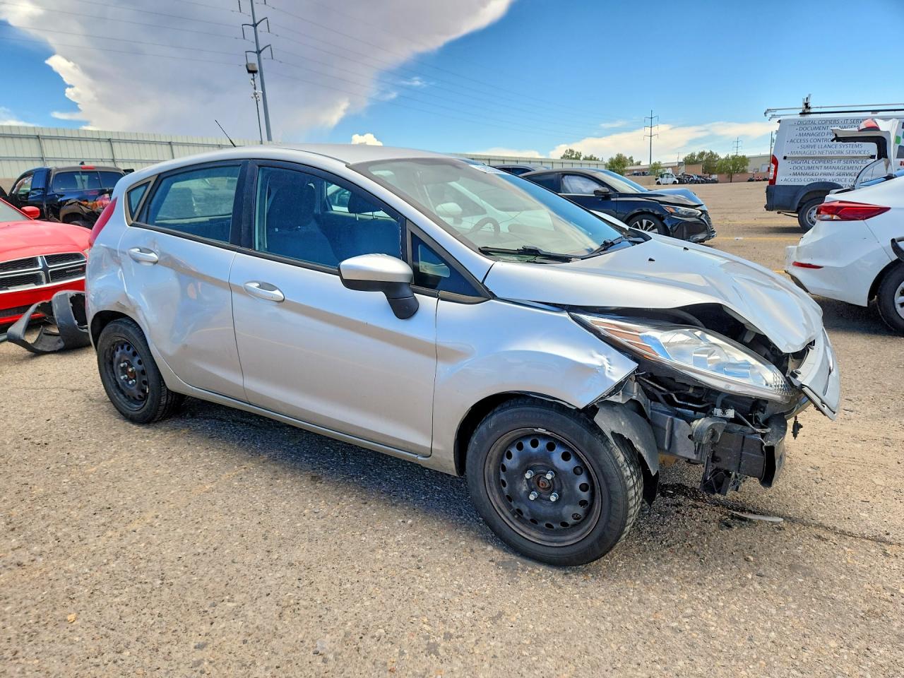 2012 Ford Fiesta Se Silver vin: 3FADP4EJ9CM118755