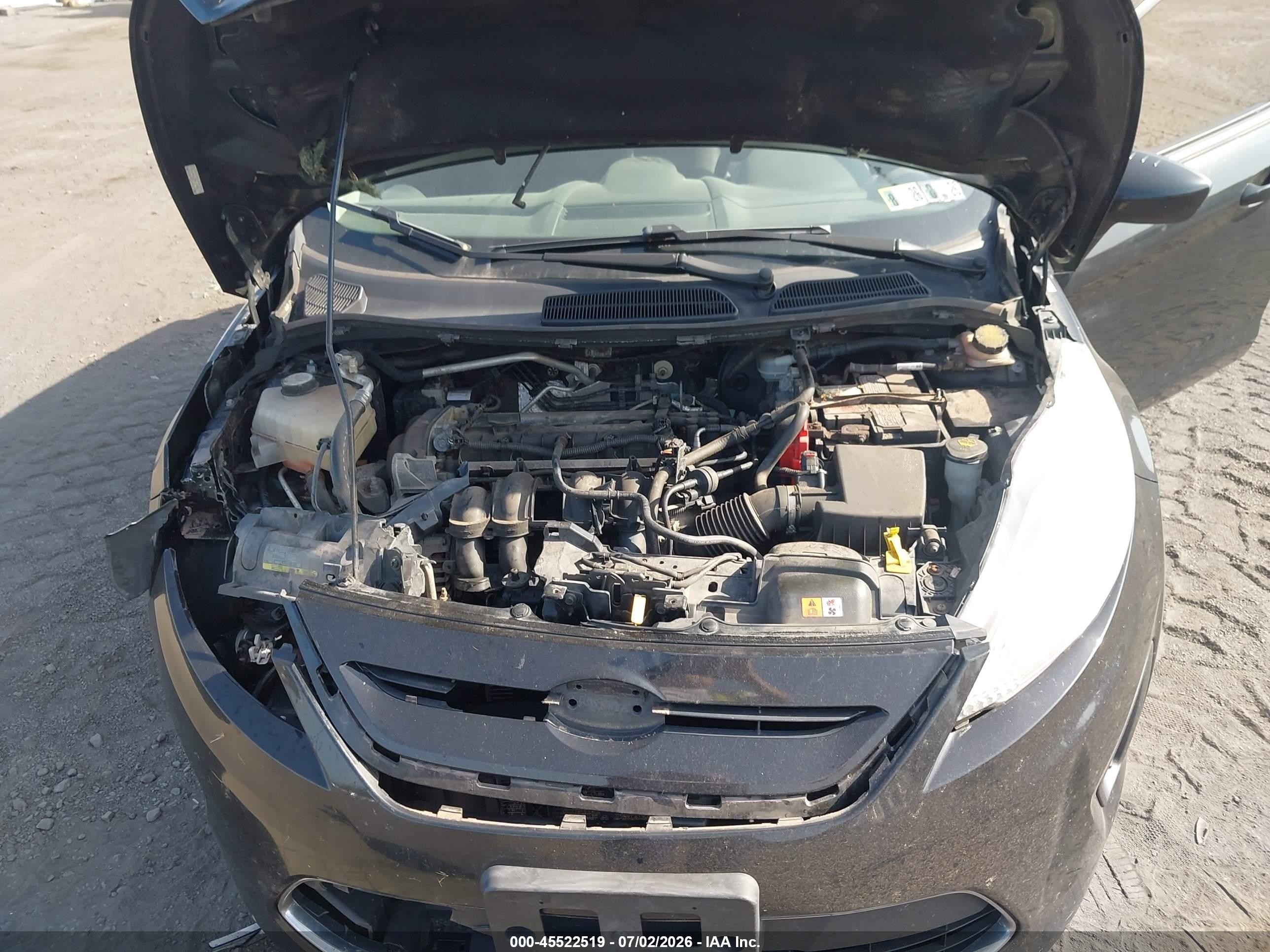 2012 Ford Fiesta Se Black vin: 3FADP4EJ9CM127942