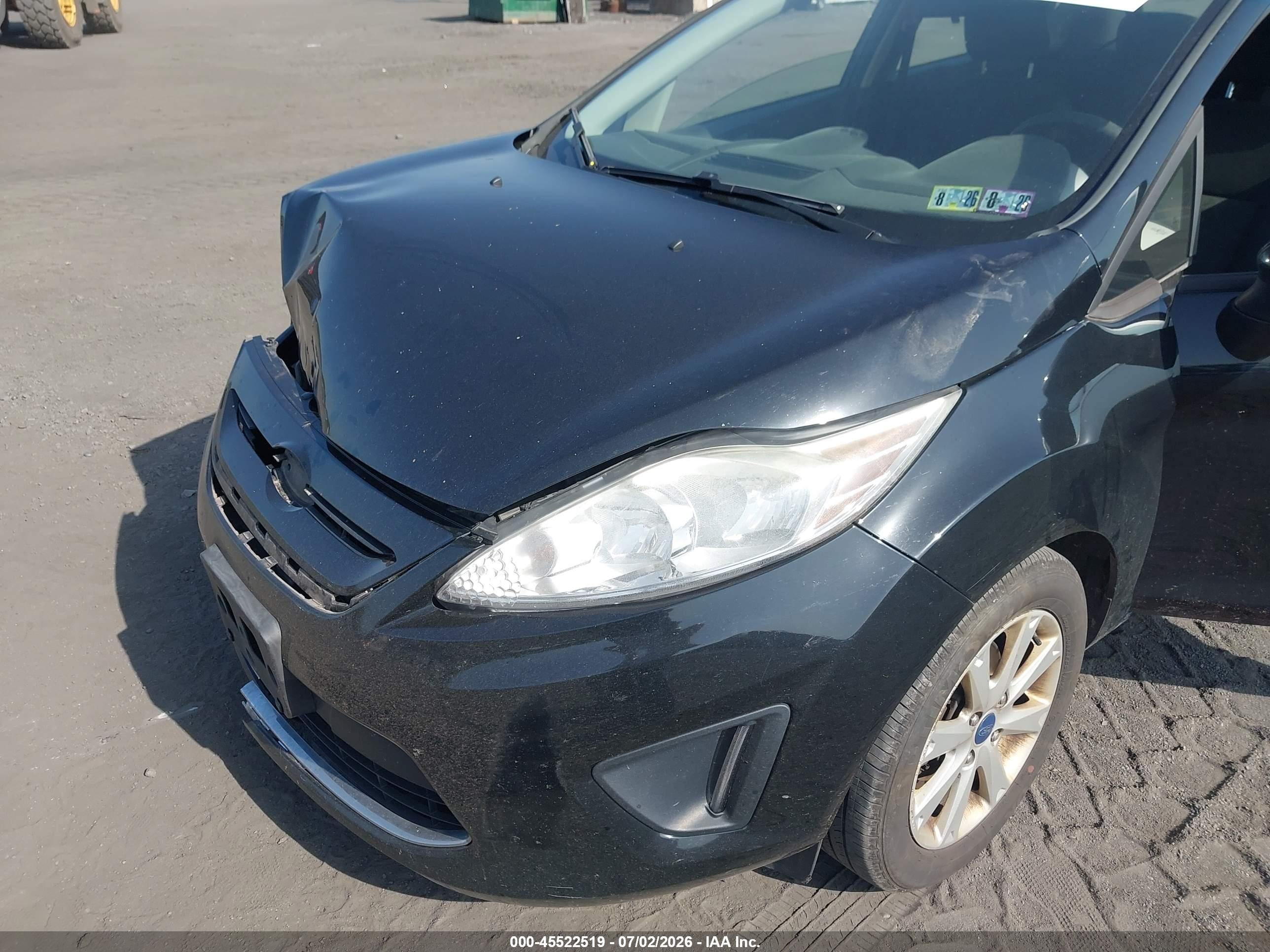 2012 Ford Fiesta Se Black vin: 3FADP4EJ9CM127942