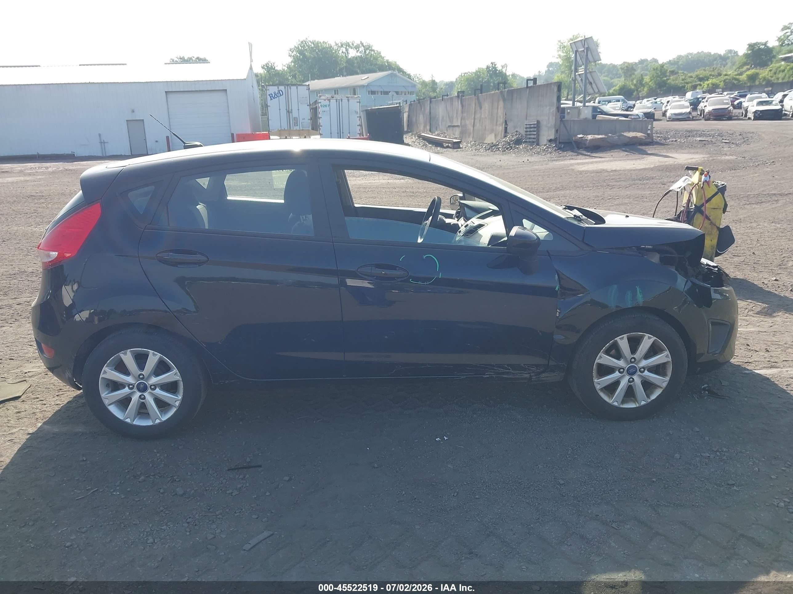 2012 Ford Fiesta Se Black vin: 3FADP4EJ9CM127942