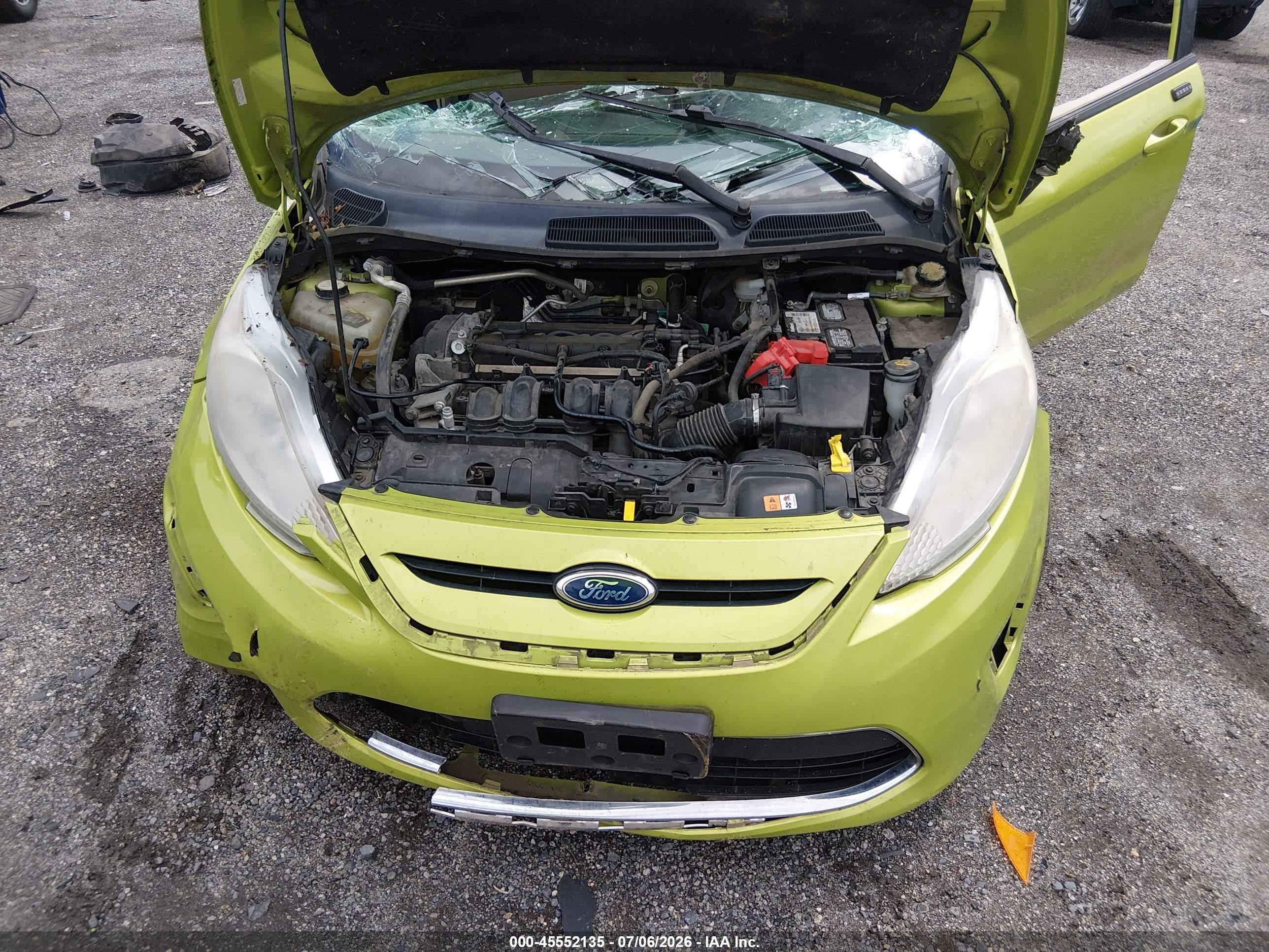 2012 Ford Fiesta Se Green vin: 3FADP4EJ9CM156387