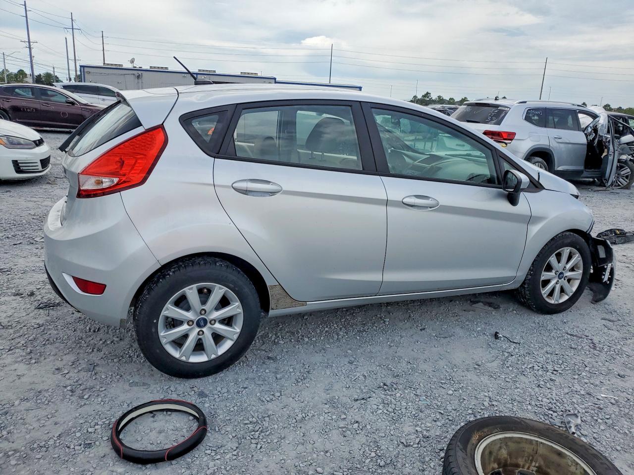 2012 Ford Fiesta Se White vin: 3FADP4EJ9CM160603