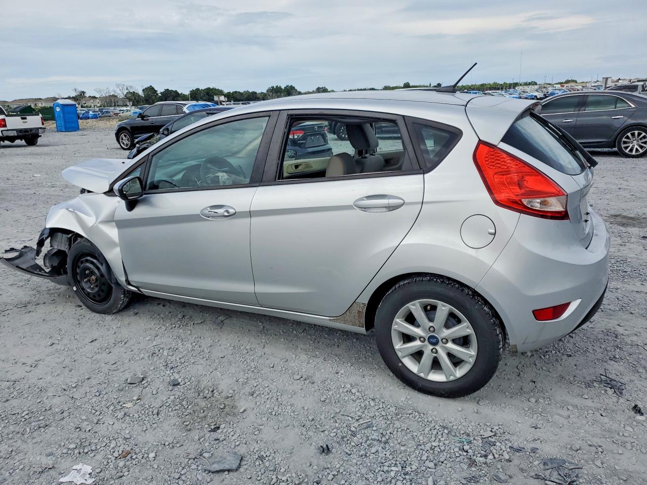 2012 Ford Fiesta Se White vin: 3FADP4EJ9CM160603