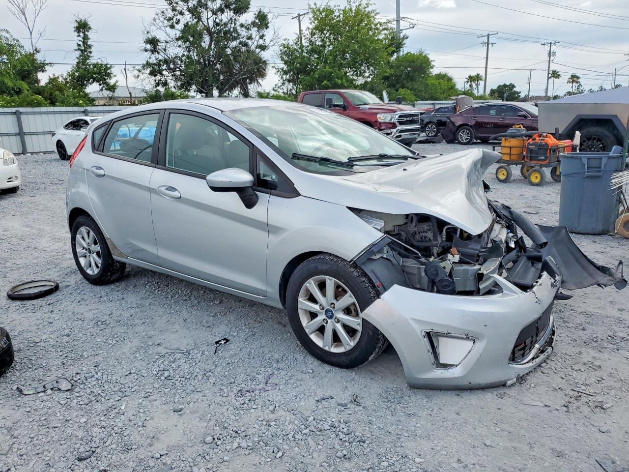 2012 Ford Fiesta Se White vin: 3FADP4EJ9CM160603
