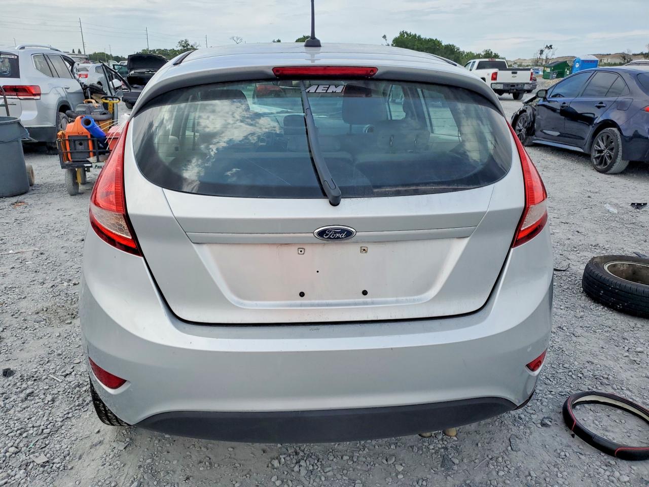 2012 Ford Fiesta Se White vin: 3FADP4EJ9CM160603