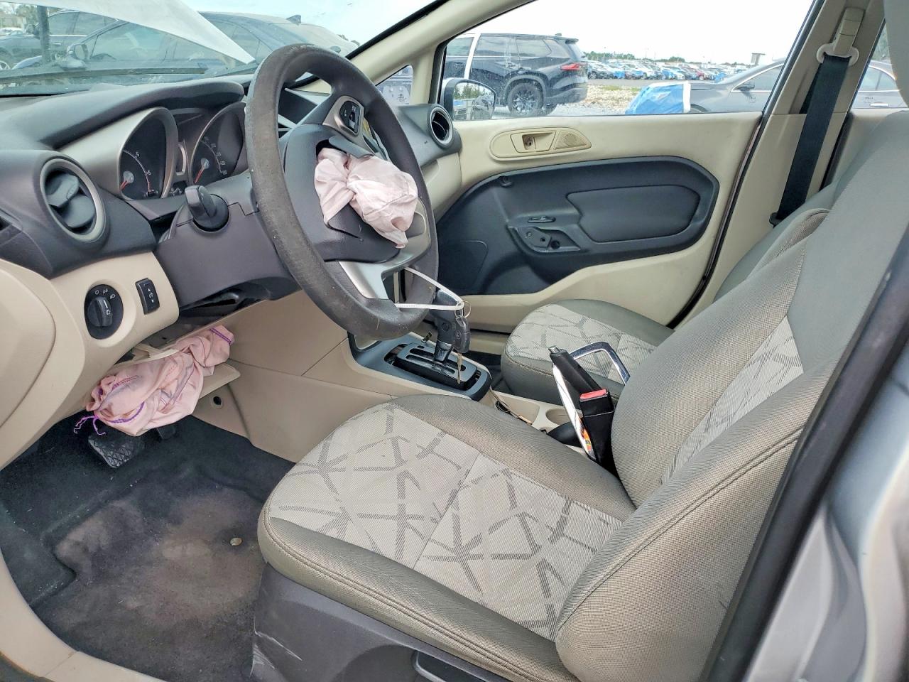 2012 Ford Fiesta Se White vin: 3FADP4EJ9CM160603