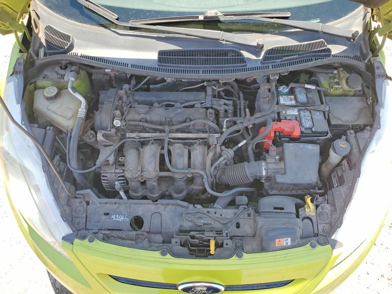 2013 Ford Fiesta Se Green vin: 3FADP4EJ9DM119485