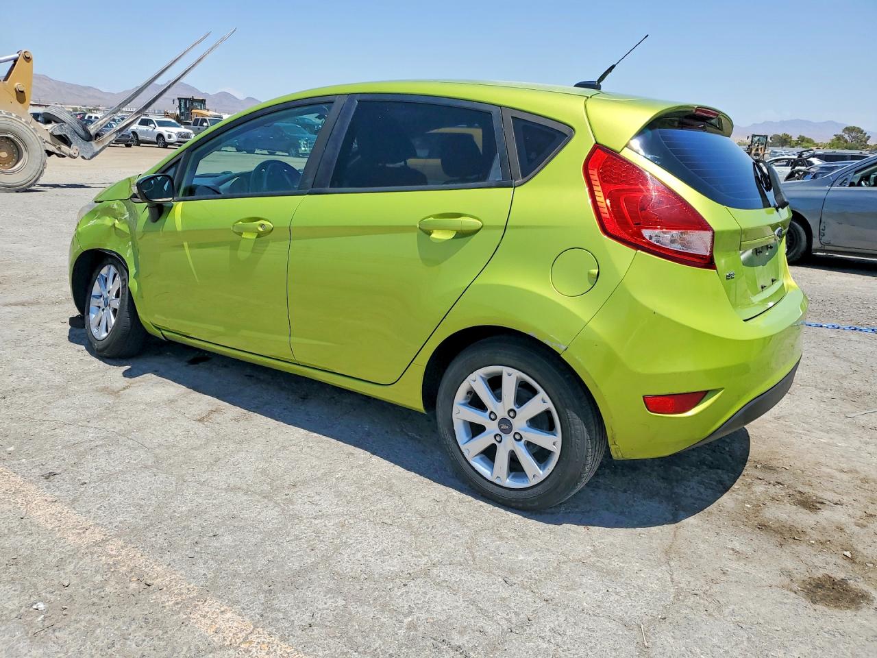 2013 Ford Fiesta Se Green vin: 3FADP4EJ9DM119485