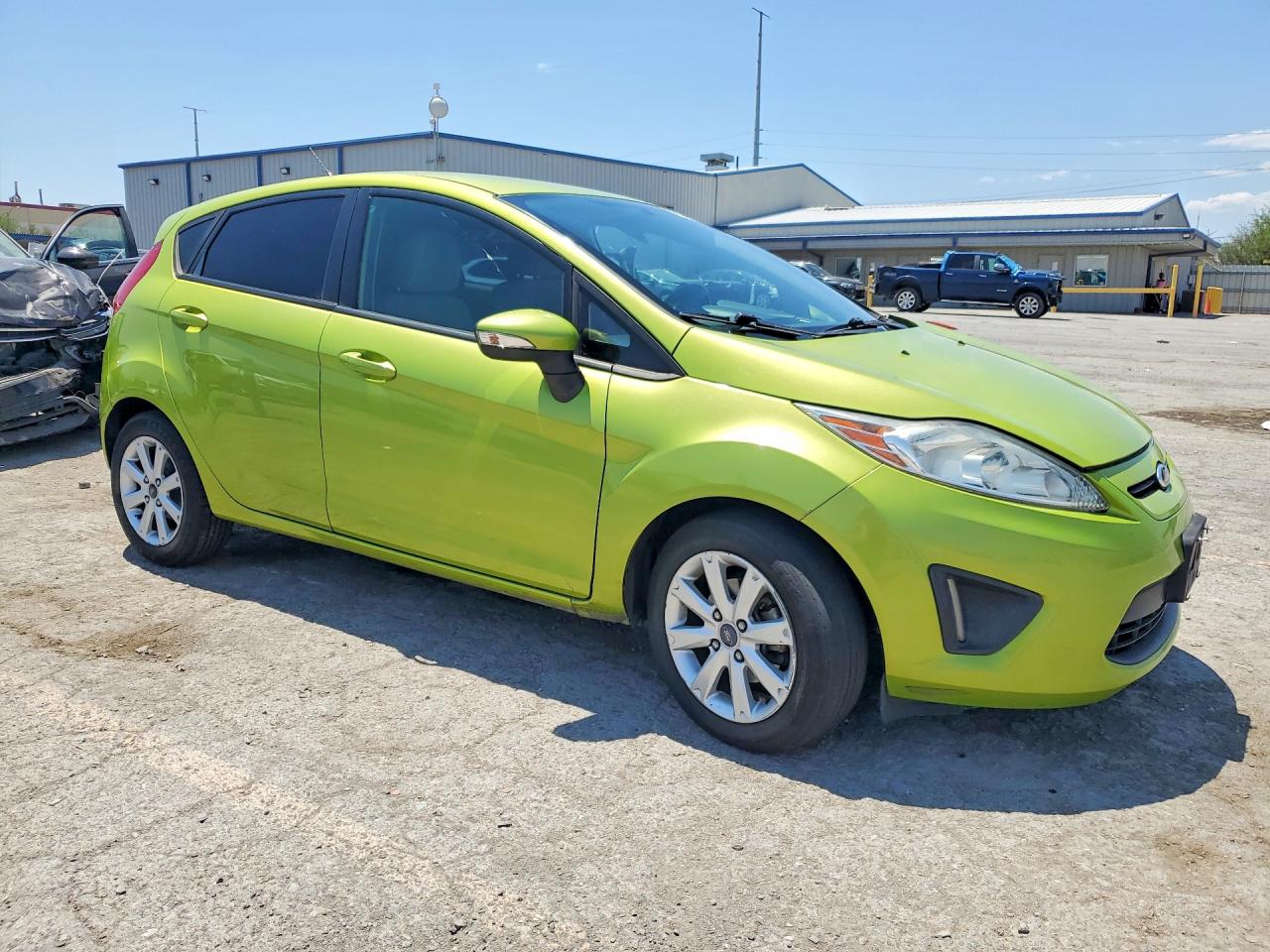 2013 Ford Fiesta Se Green vin: 3FADP4EJ9DM119485