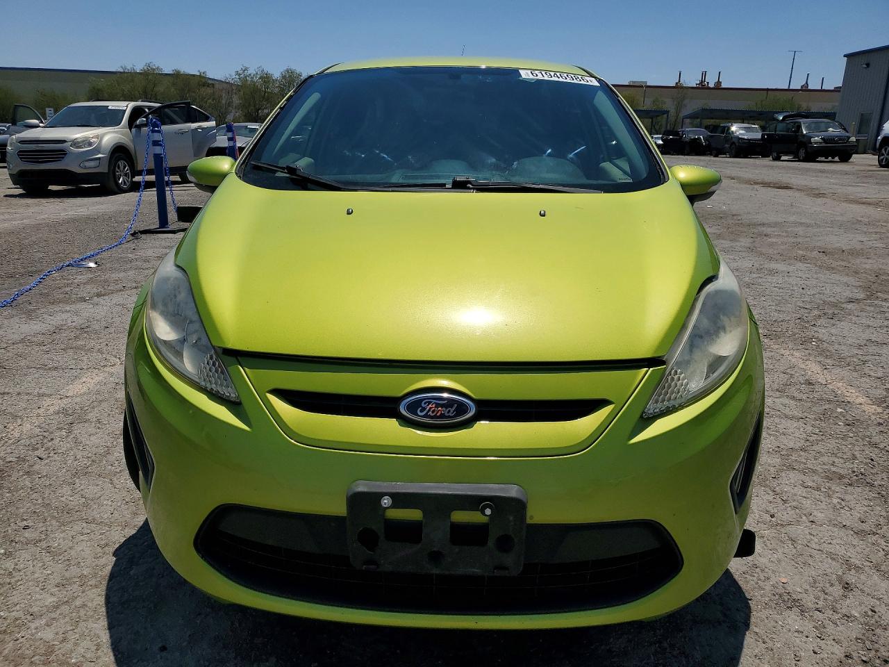 2013 Ford Fiesta Se Green vin: 3FADP4EJ9DM119485