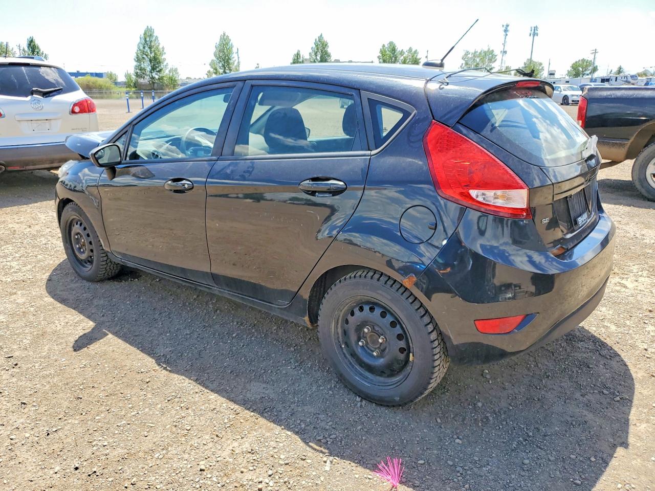 2013 Ford Fiesta Se Black vin: 3FADP4EJ9DM128512