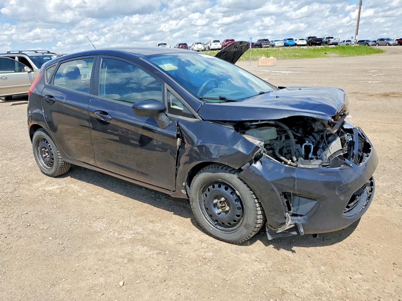 2013 Ford Fiesta Se Black vin: 3FADP4EJ9DM128512