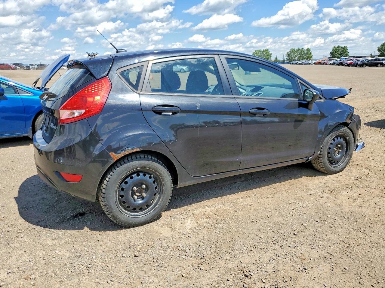 2013 Ford Fiesta Se Black vin: 3FADP4EJ9DM128512