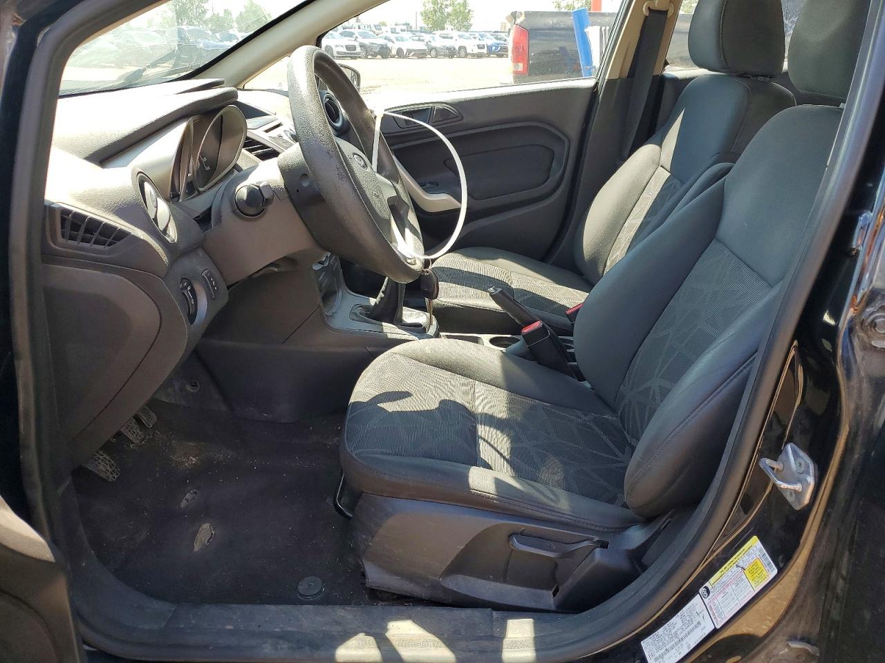 2013 Ford Fiesta Se Black vin: 3FADP4EJ9DM128512