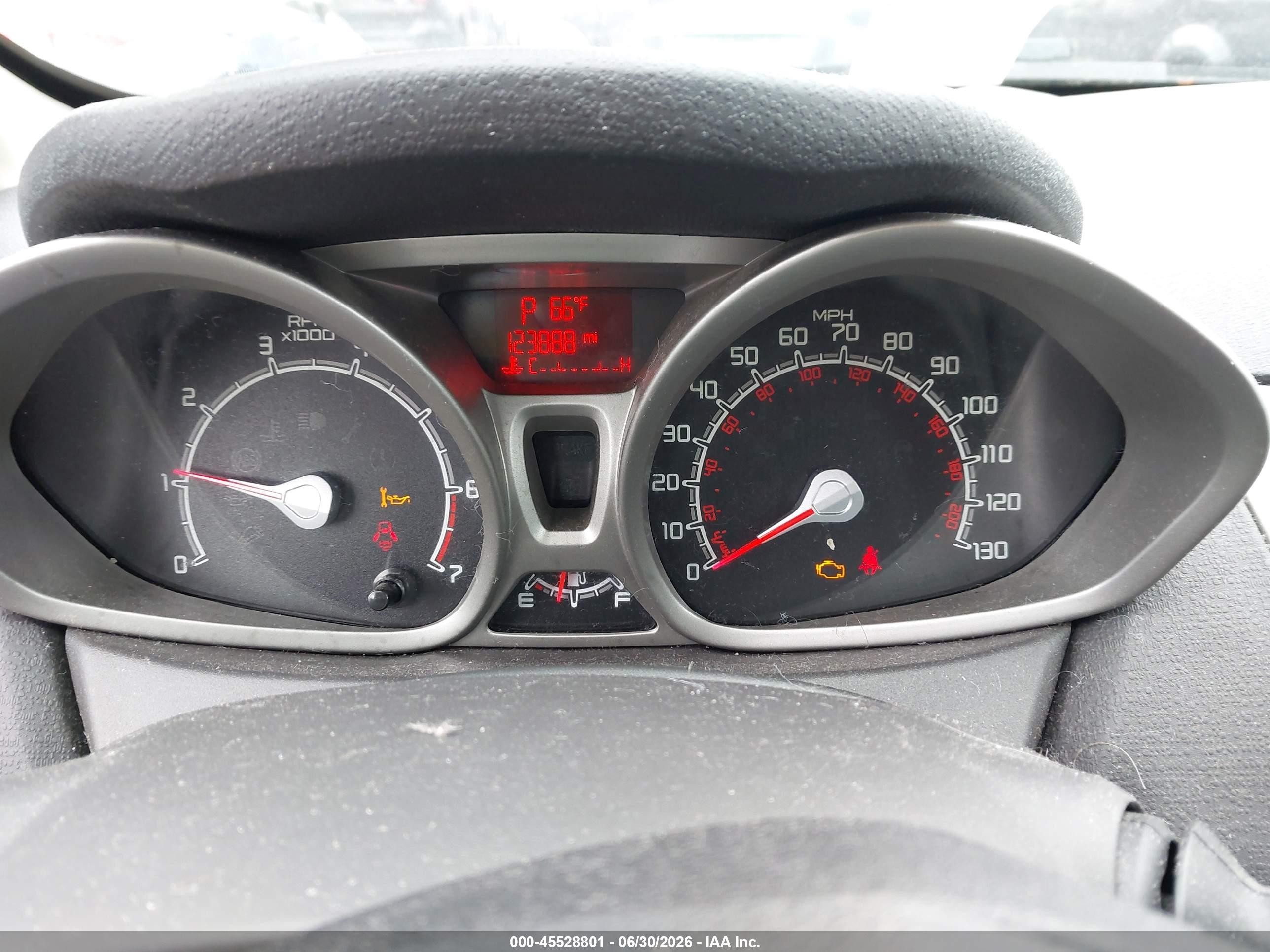 2013 Ford Fiesta Se Blue vin: 3FADP4EJ9DM132544