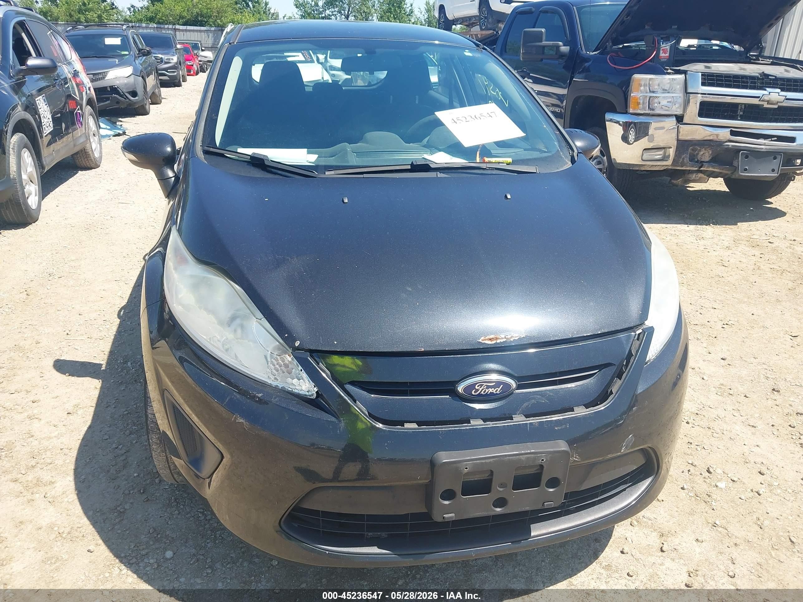 2013 Ford Fiesta Se Black vin: 3FADP4EJ9DM199855