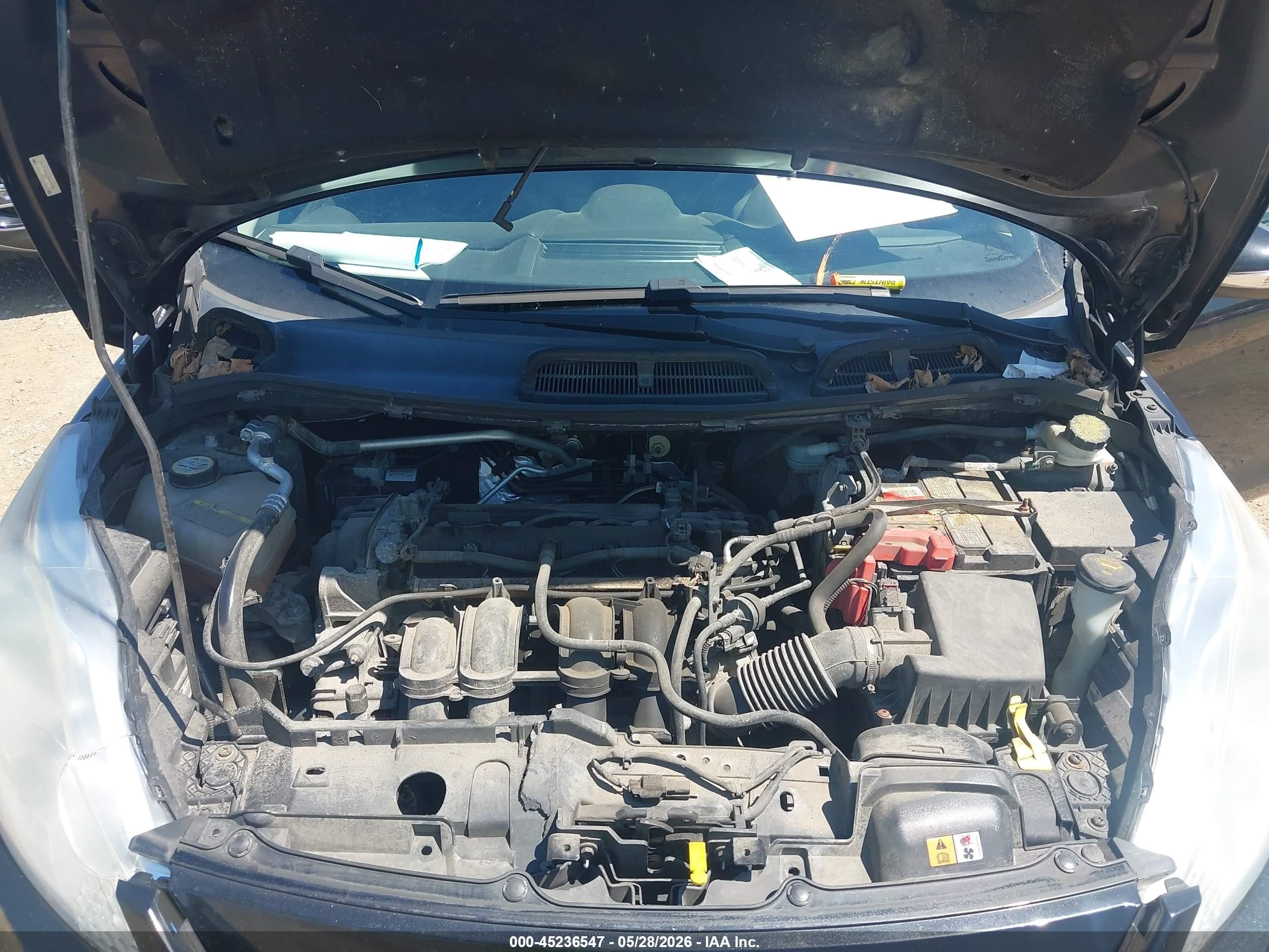 2013 Ford Fiesta Se Black vin: 3FADP4EJ9DM199855