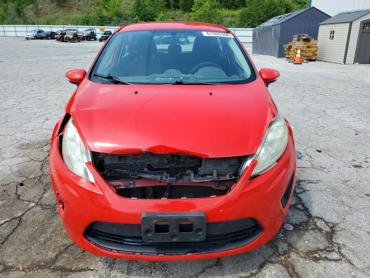 2013 Ford Fiesta Se Красный vin: 3FADP4EJ9DM199886