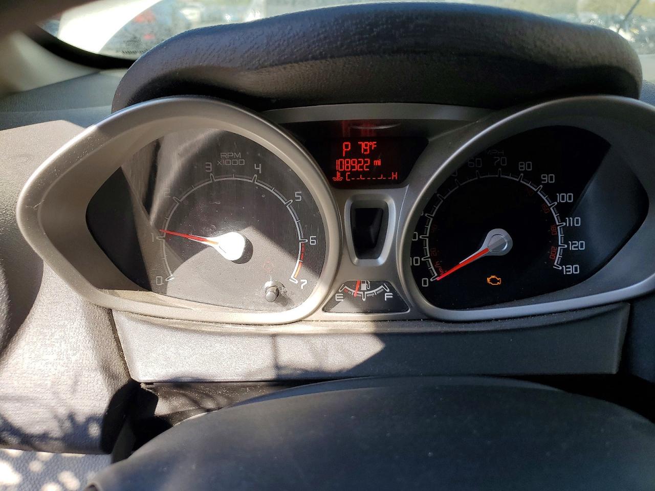 2013 Ford Fiesta Se White vin: 3FADP4EJ9DM208375
