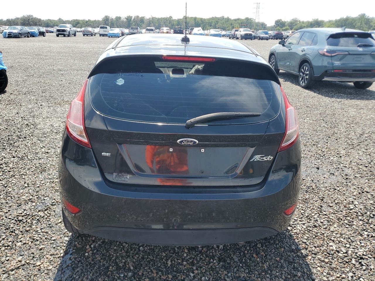 2014 Ford Fiesta Se Black vin: 3FADP4EJ9EM114790