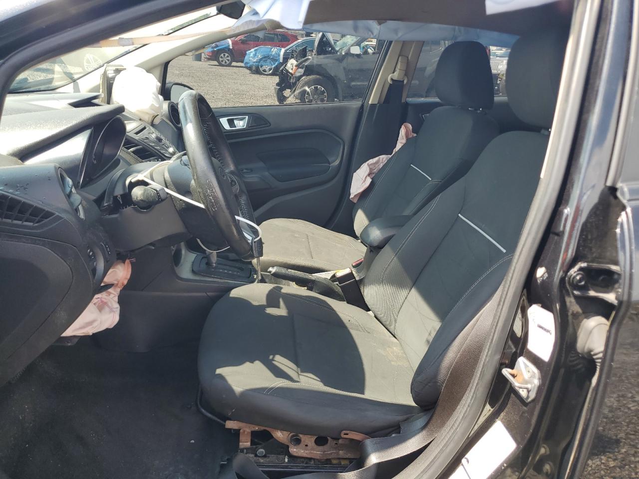 2014 Ford Fiesta Se Black vin: 3FADP4EJ9EM114790