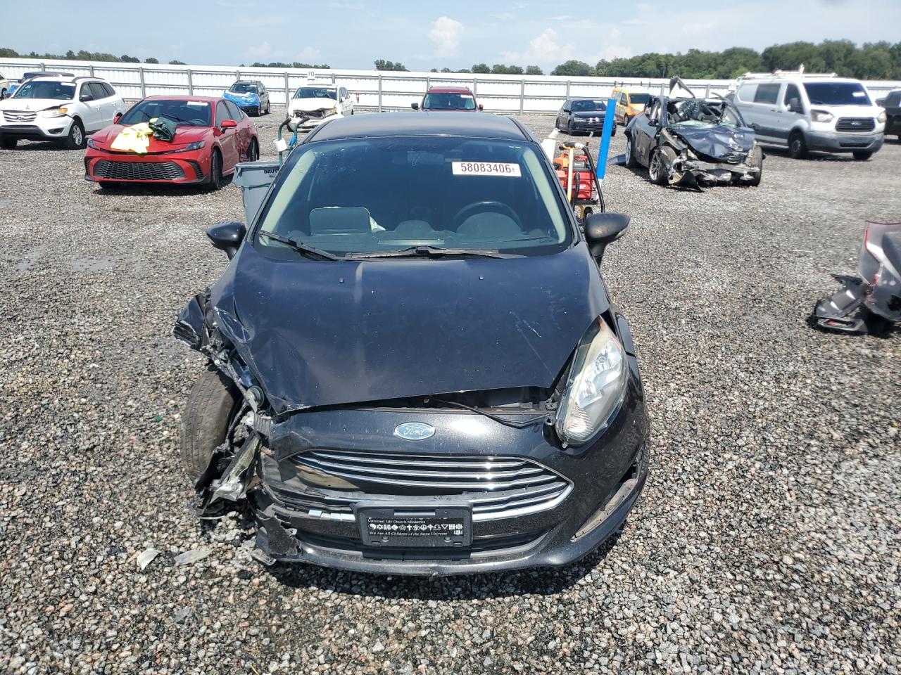 2014 Ford Fiesta Se Black vin: 3FADP4EJ9EM114790