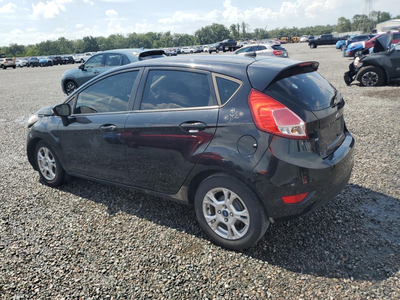 2014 Ford Fiesta Se Black vin: 3FADP4EJ9EM114790